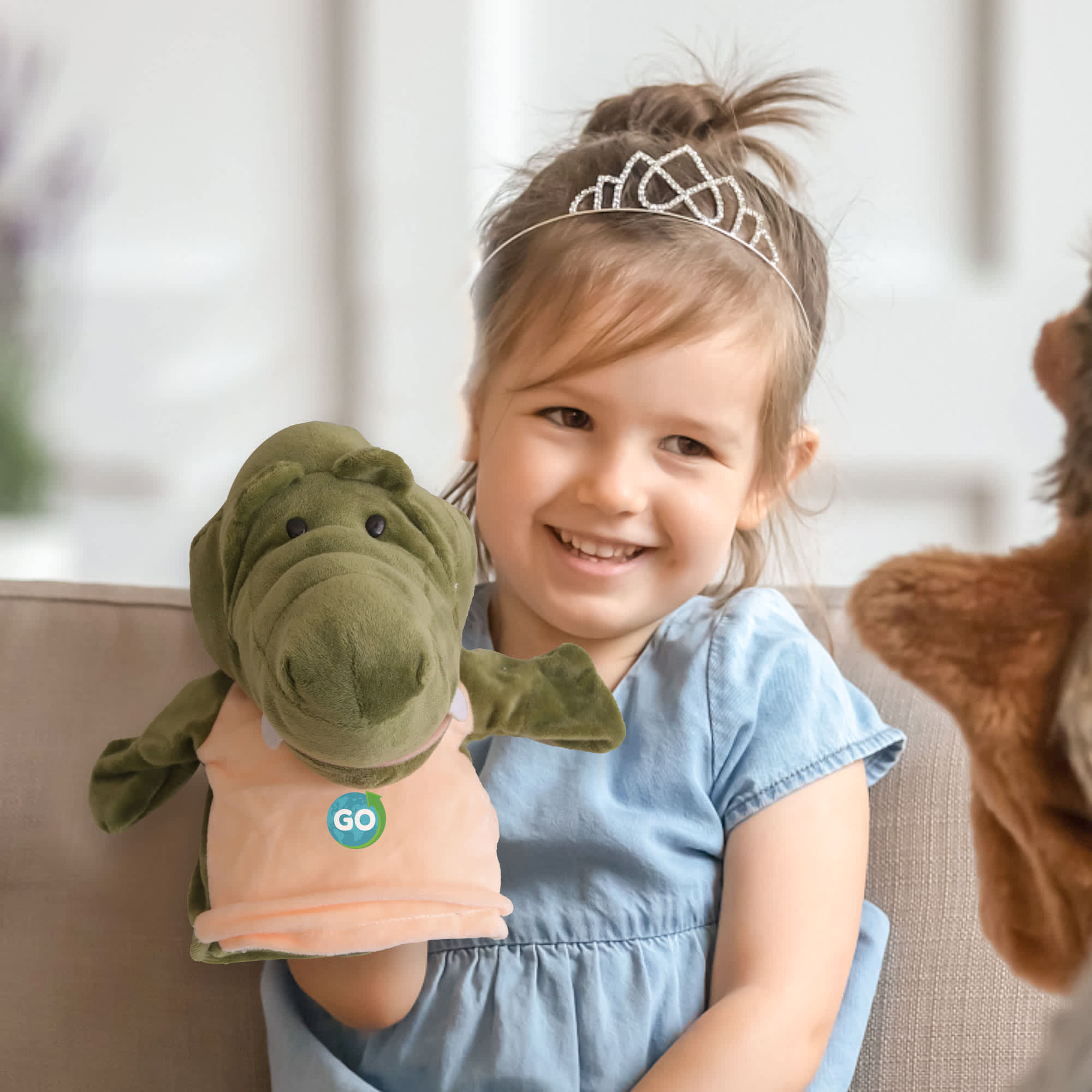 Crocodile Hand Puppet - PCPT145 Image