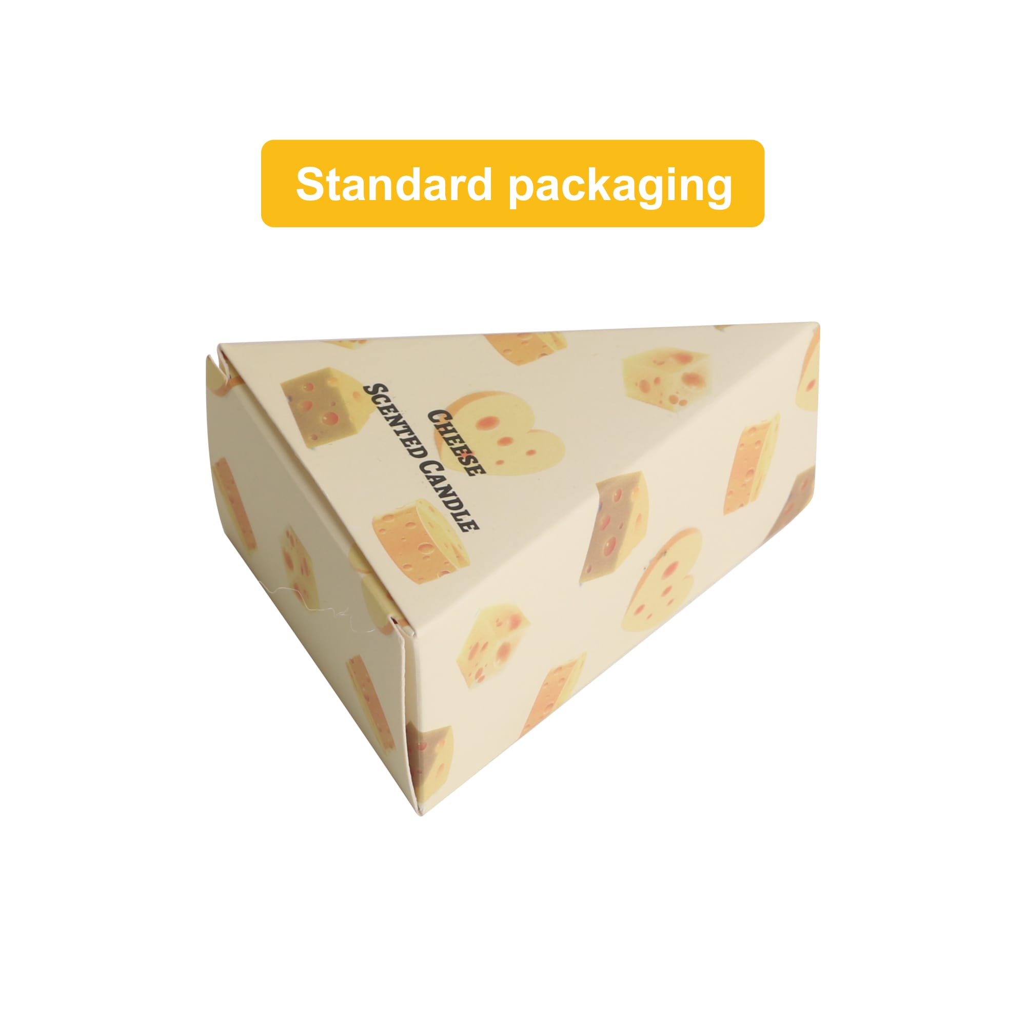 Triangle Shape Cheese Candles - PCHC001 Image 