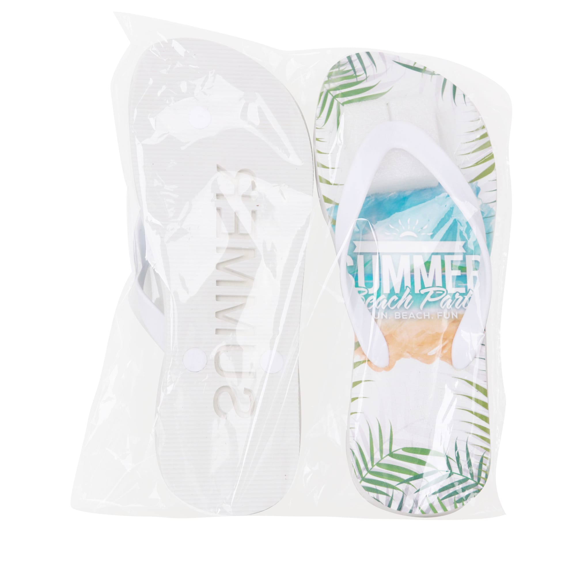EVA Talking Footprint Thongs - PCH205 Image