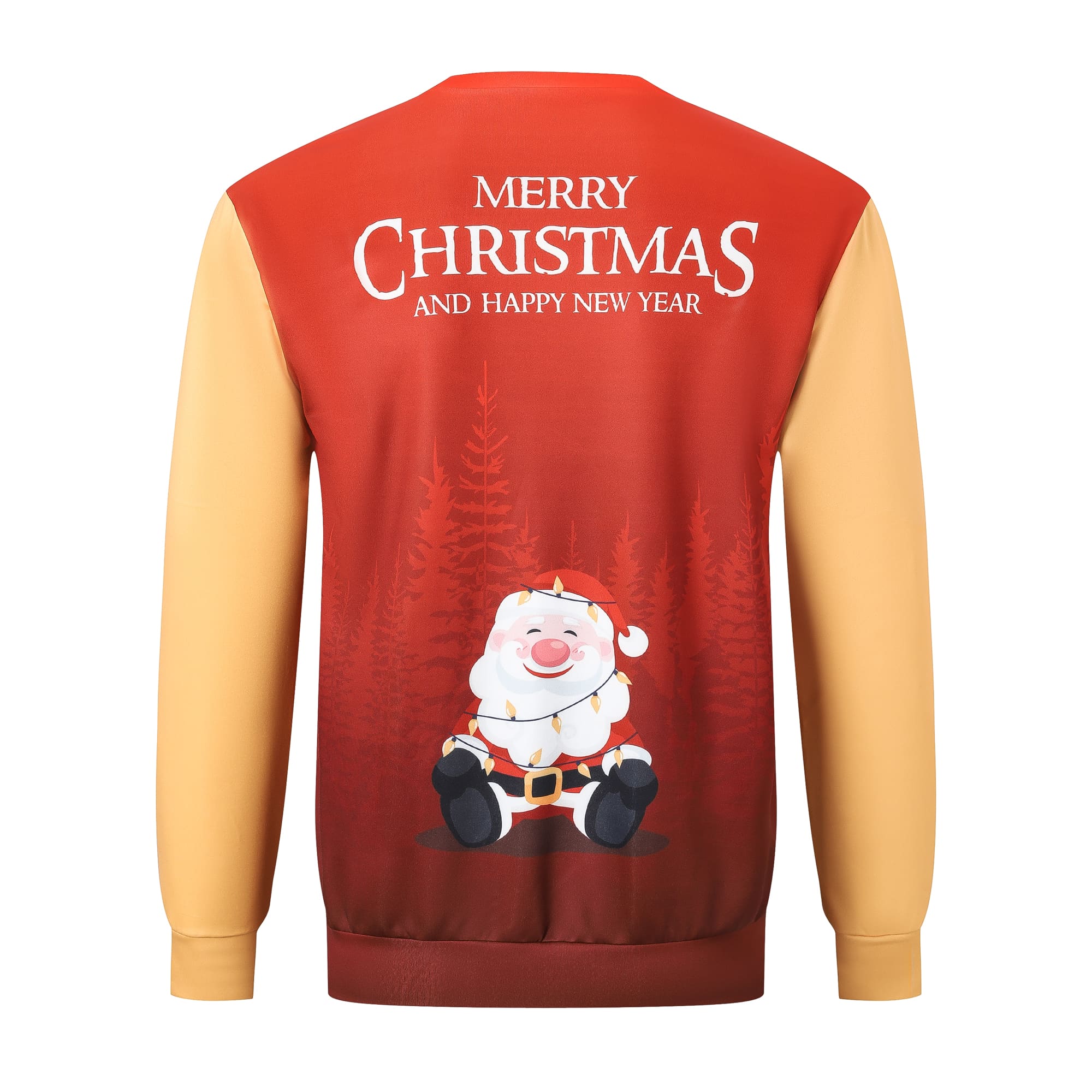 Unisex Adults Polyester Spandex Sublimated Christmas Sweatshirts - PCC560 Image 