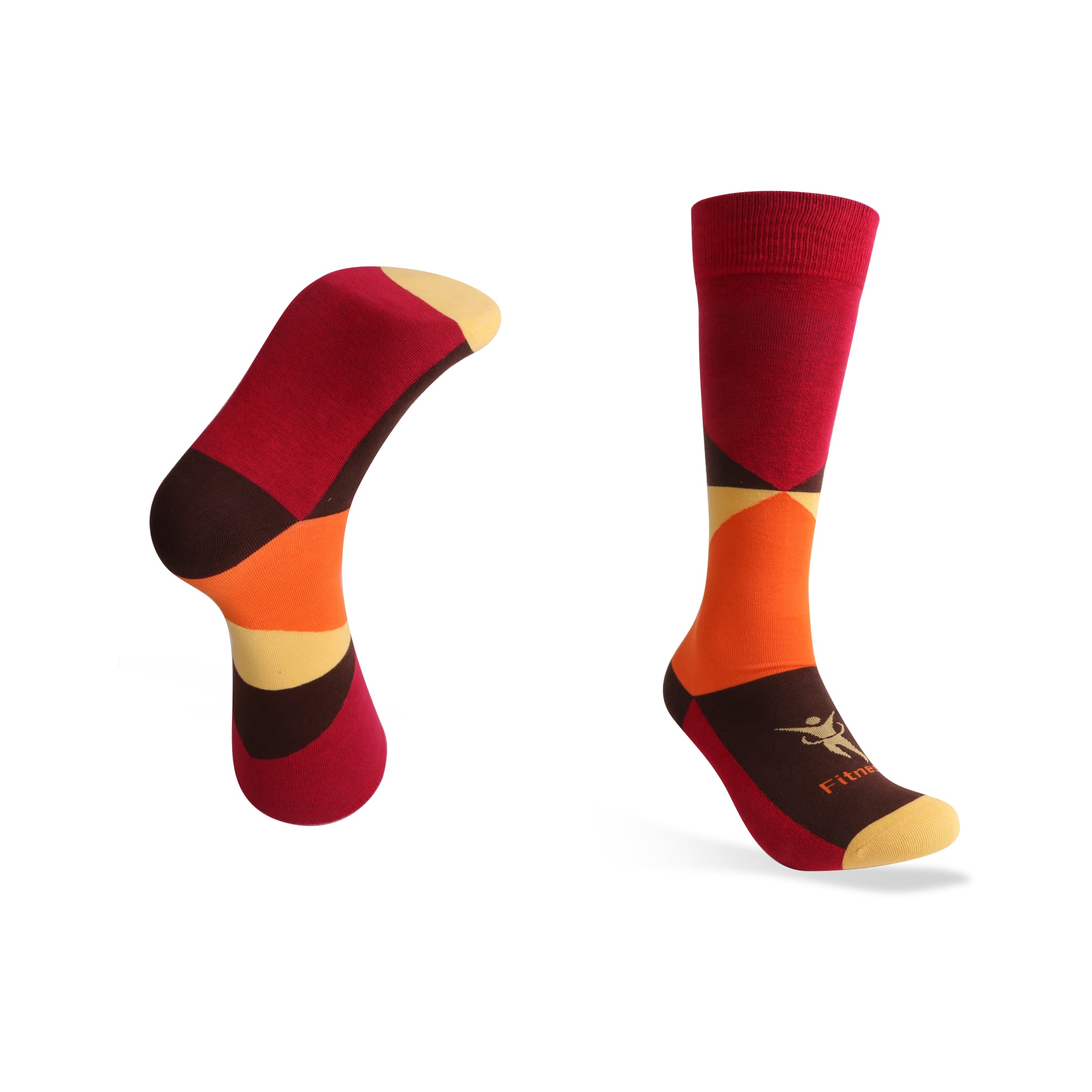 Mid Calf Custom Pattern Socks - PCH556 Image