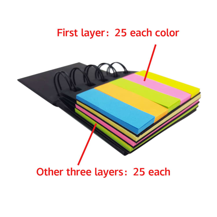 4-Layer Recycled Sticky Notepad - PCS189 Image