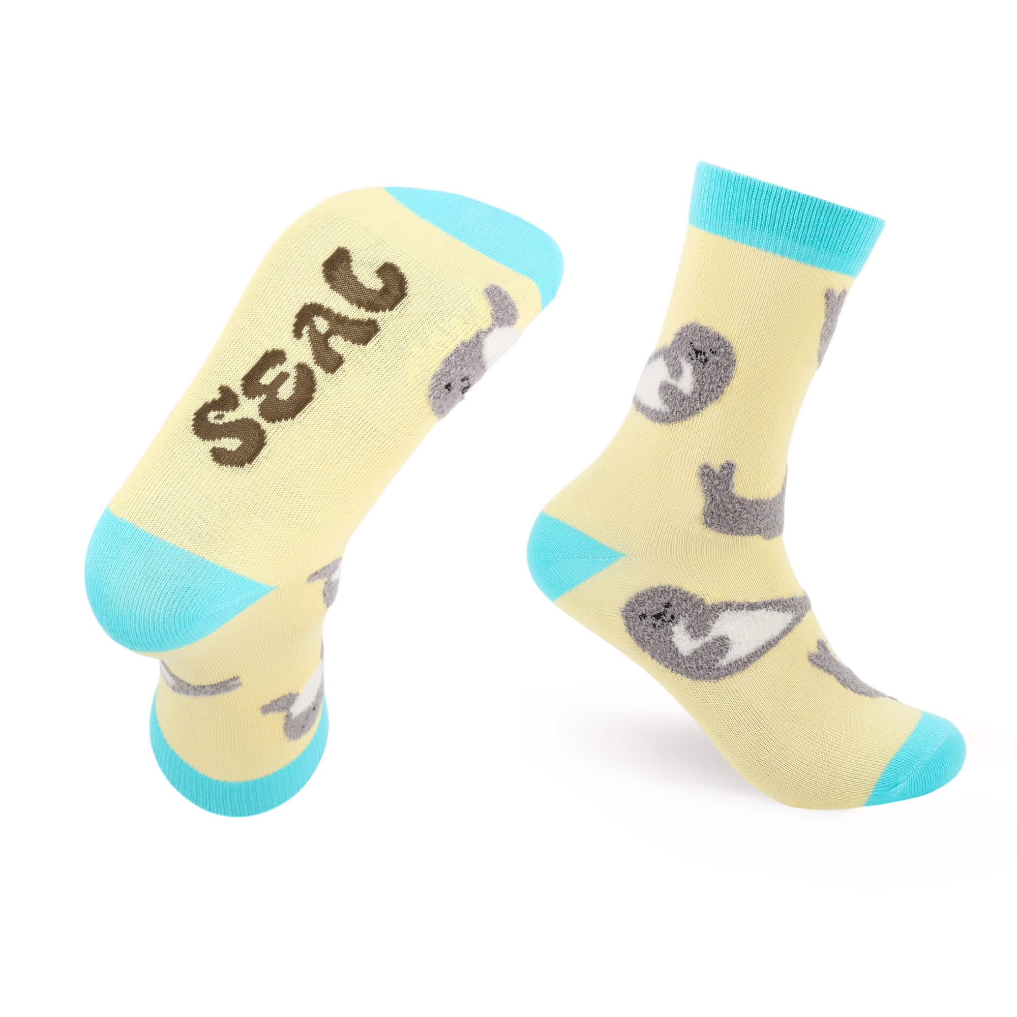 Alternative view of 3D Design Crew Custom Pattern Woven Socks