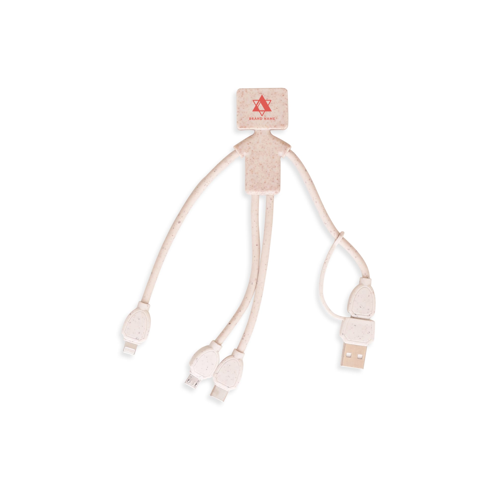 Alternative view of Wheat Straw Charging Cable - Man Shape