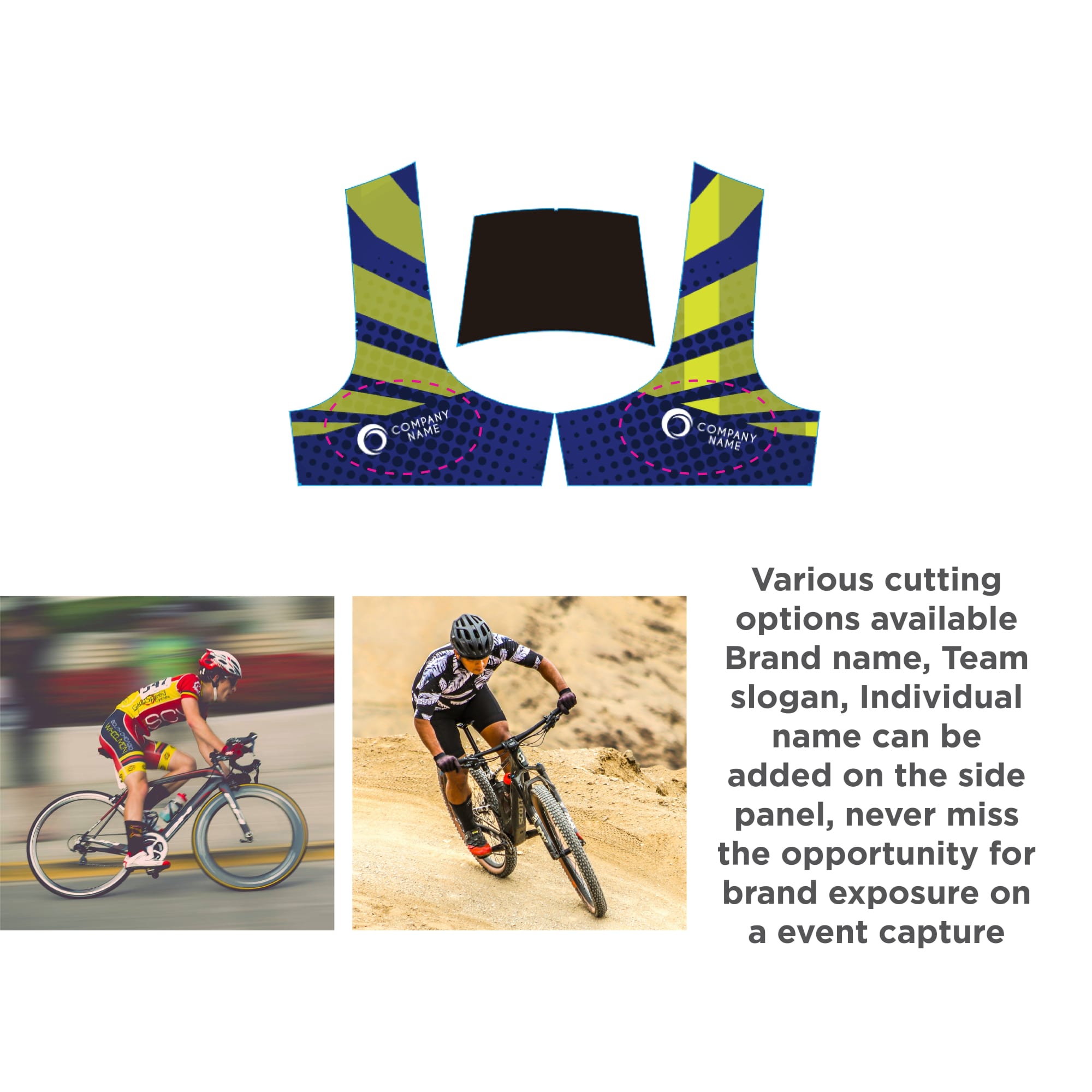 Men's Sublimated Cycling Shorts - PCC033 Image