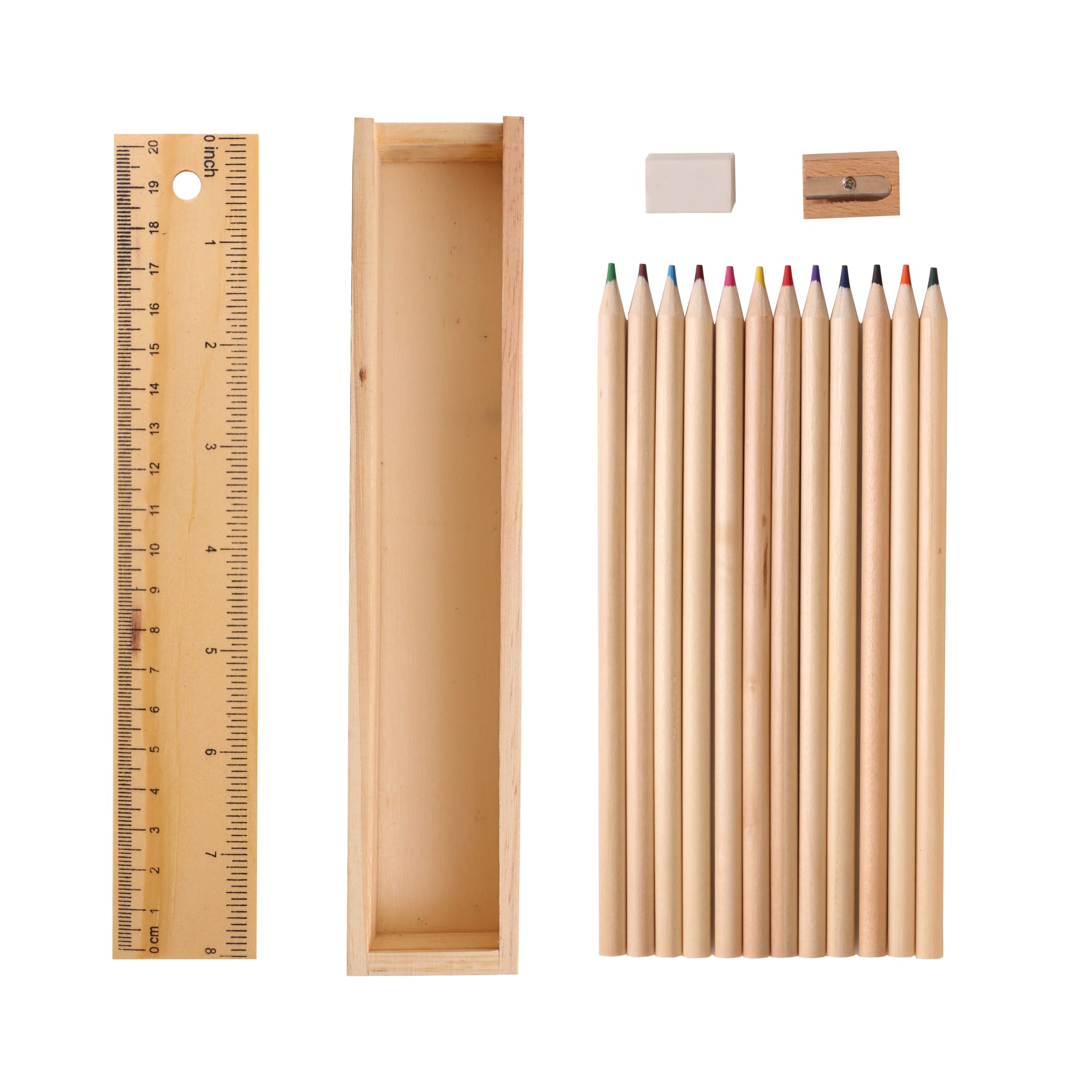 Alternative view of 12 Color Wooden Pencil Set