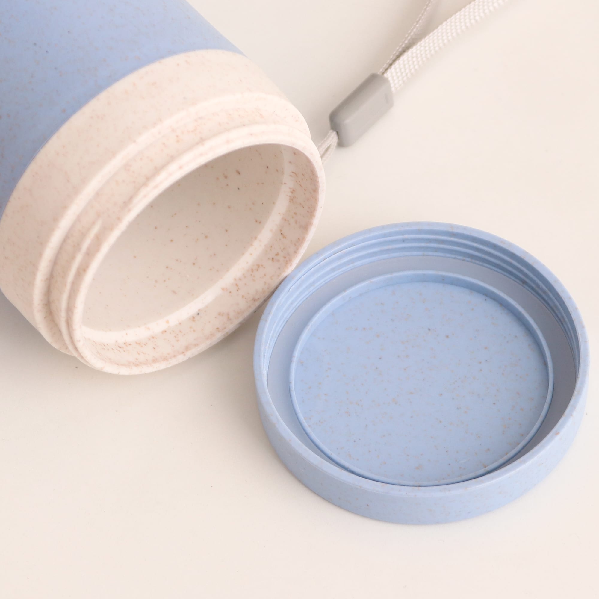 300ml Wheat Fibre Cup with String - PXD302 Image 