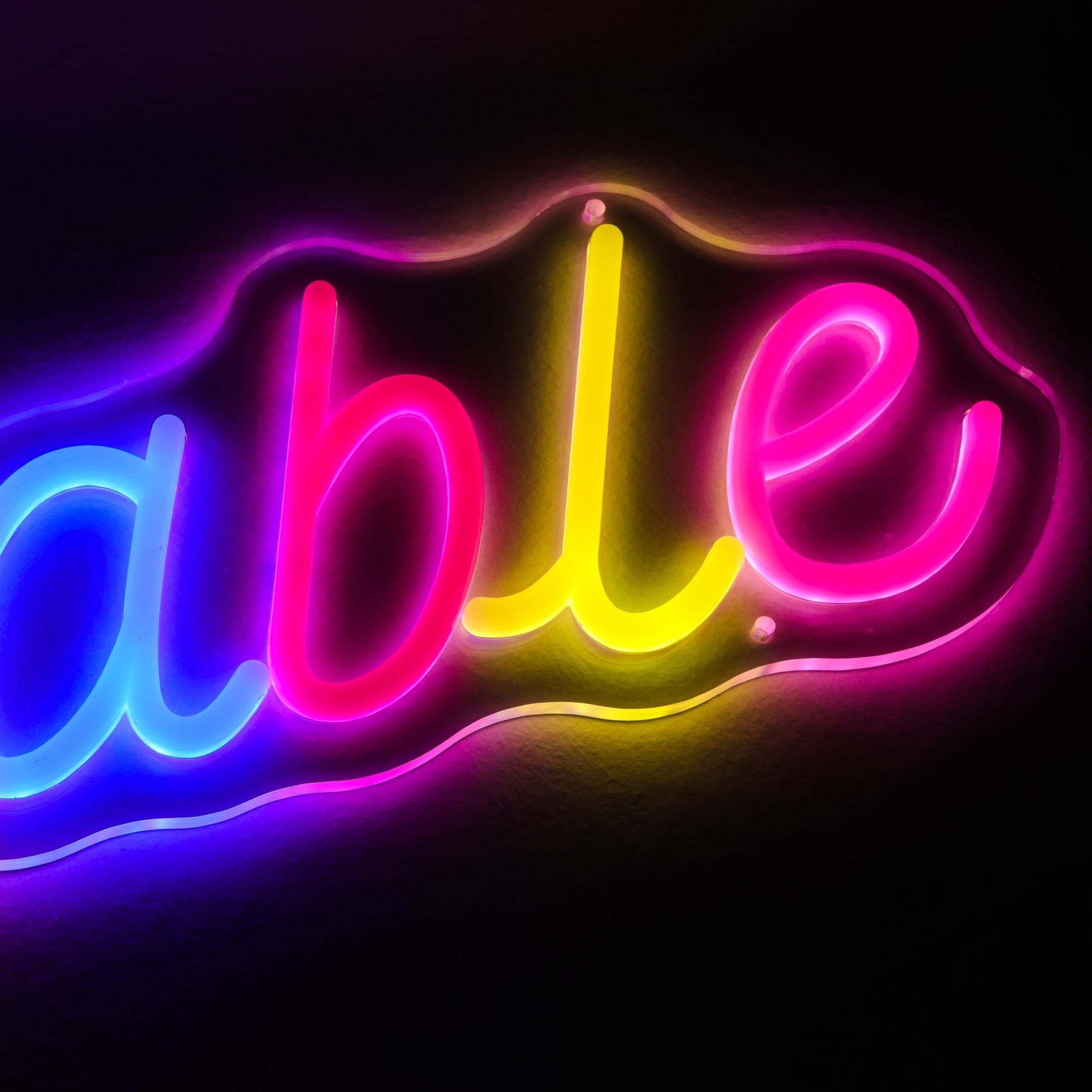 Dimmable Neon LED Sign - POS195 Image 