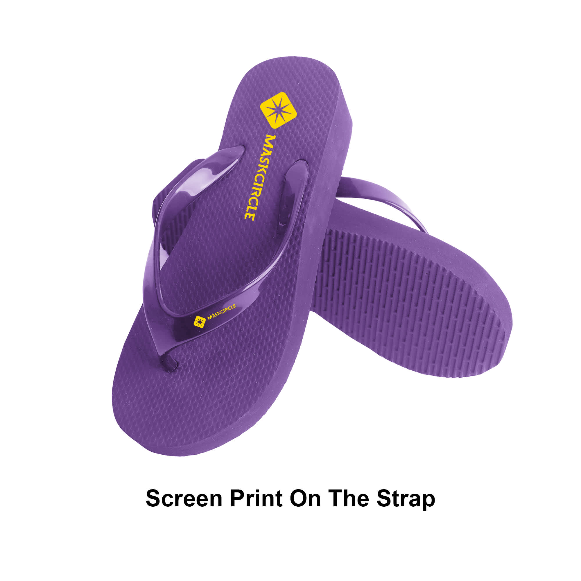 Rubber Platform Classic Thongs - PCH198 Image