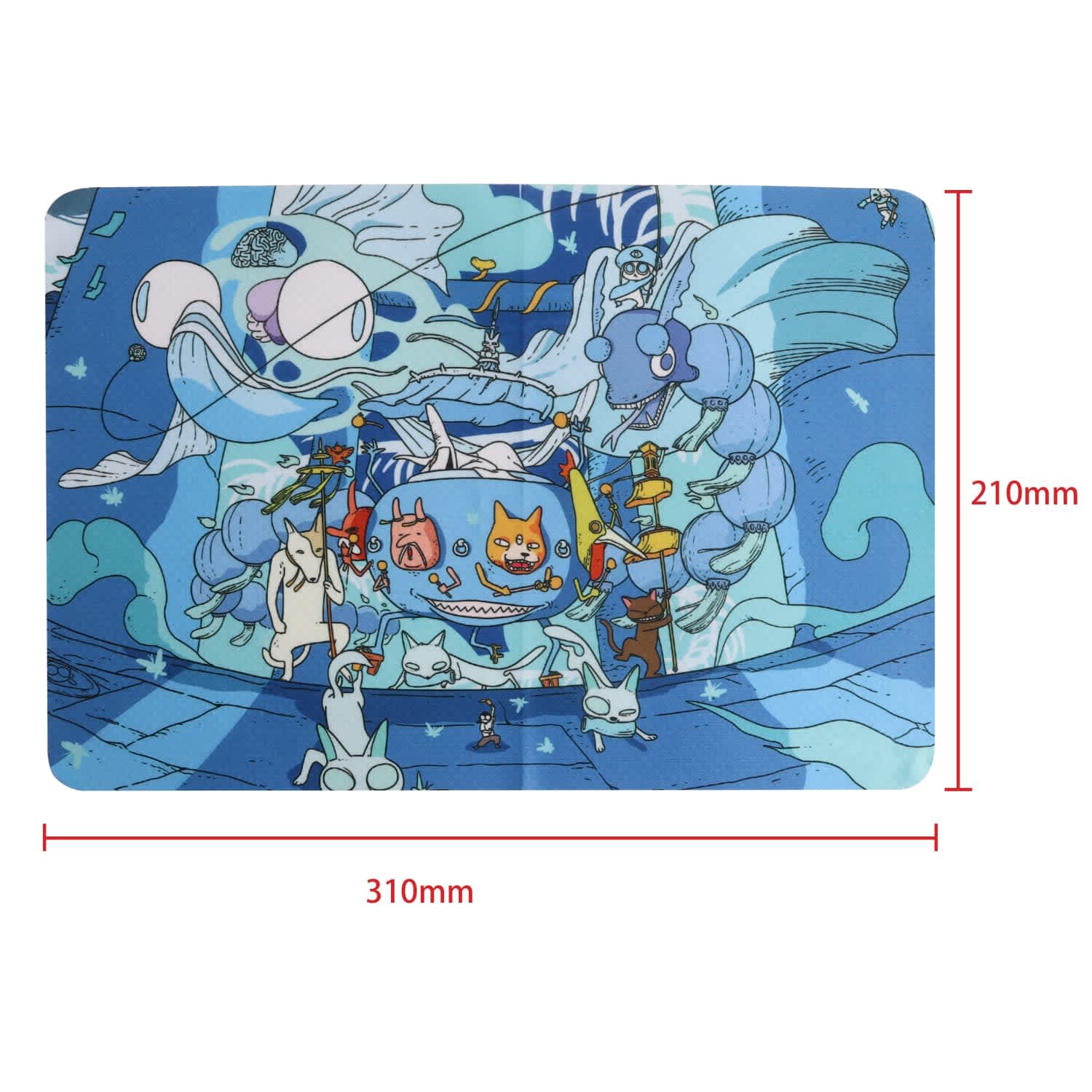 3-in-1 Microfibre Cleaning Mouse Pad - PCM80 Image 