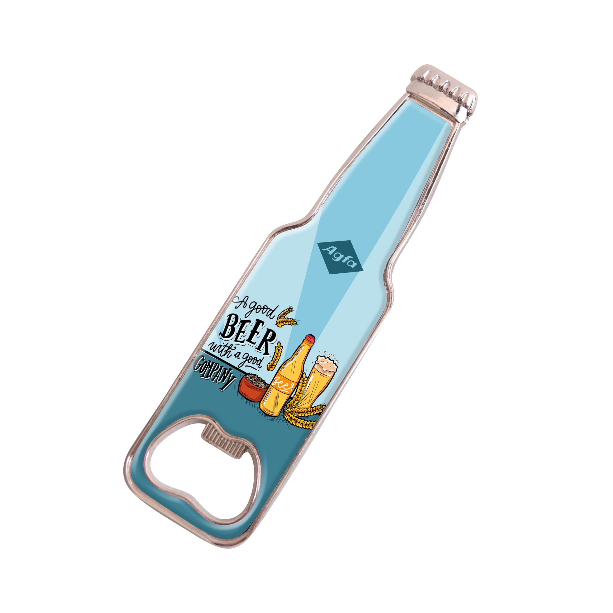 Bottle Shaped Opener Fridge Magnet - PCH659 Image 