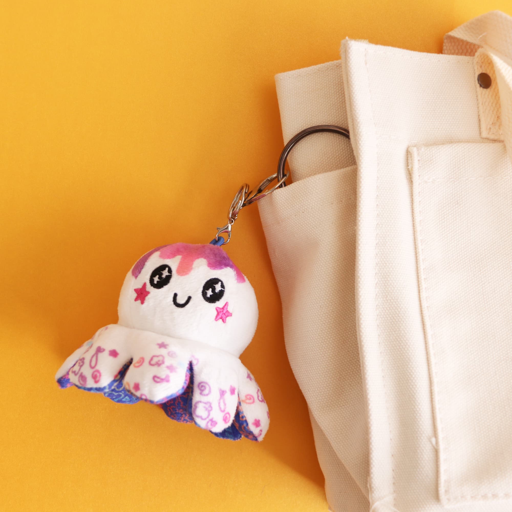 Small Reversible Octopus Plush Toy - PCPT032 Image
