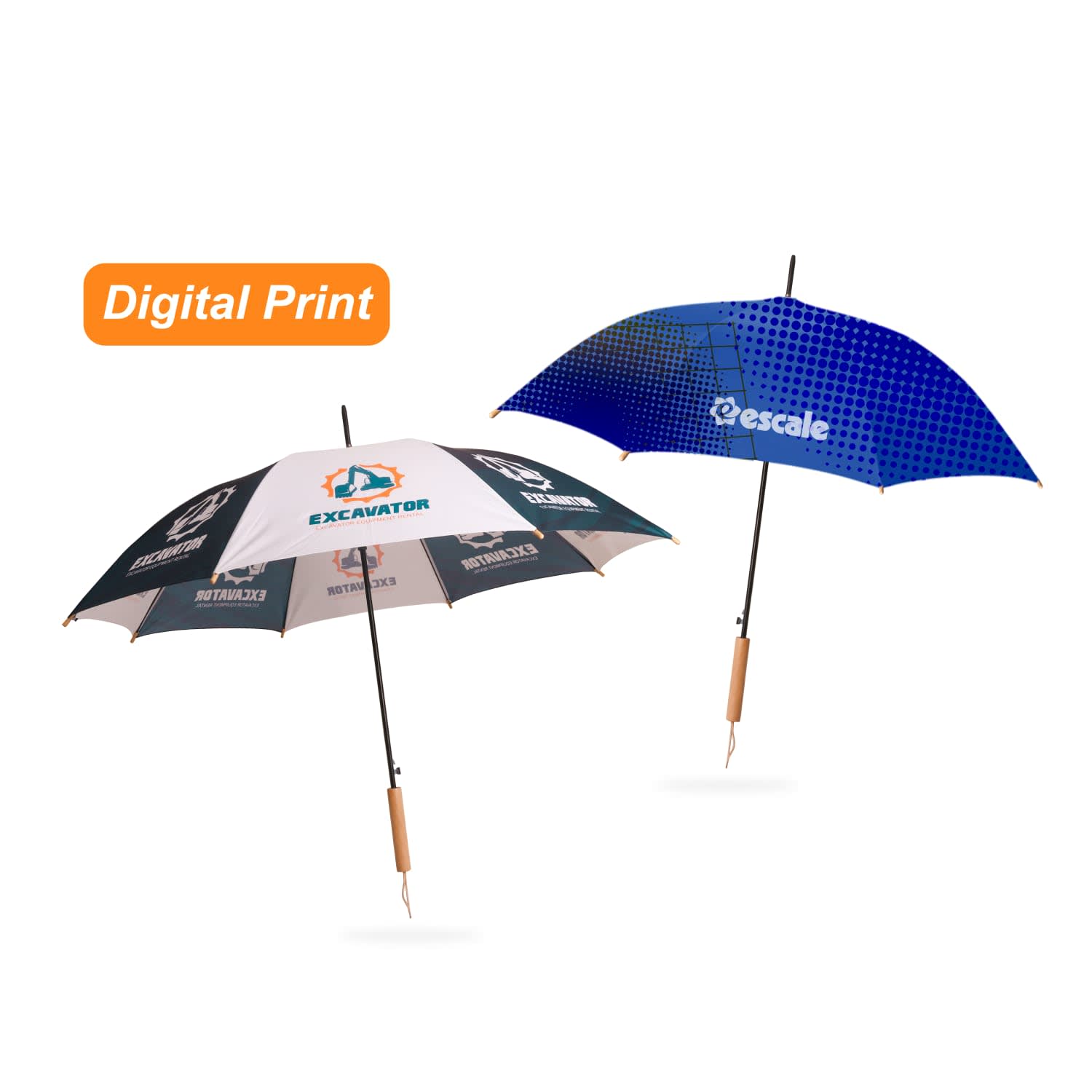 RPET Umbrella with Straight Handle - PCH906 Image 