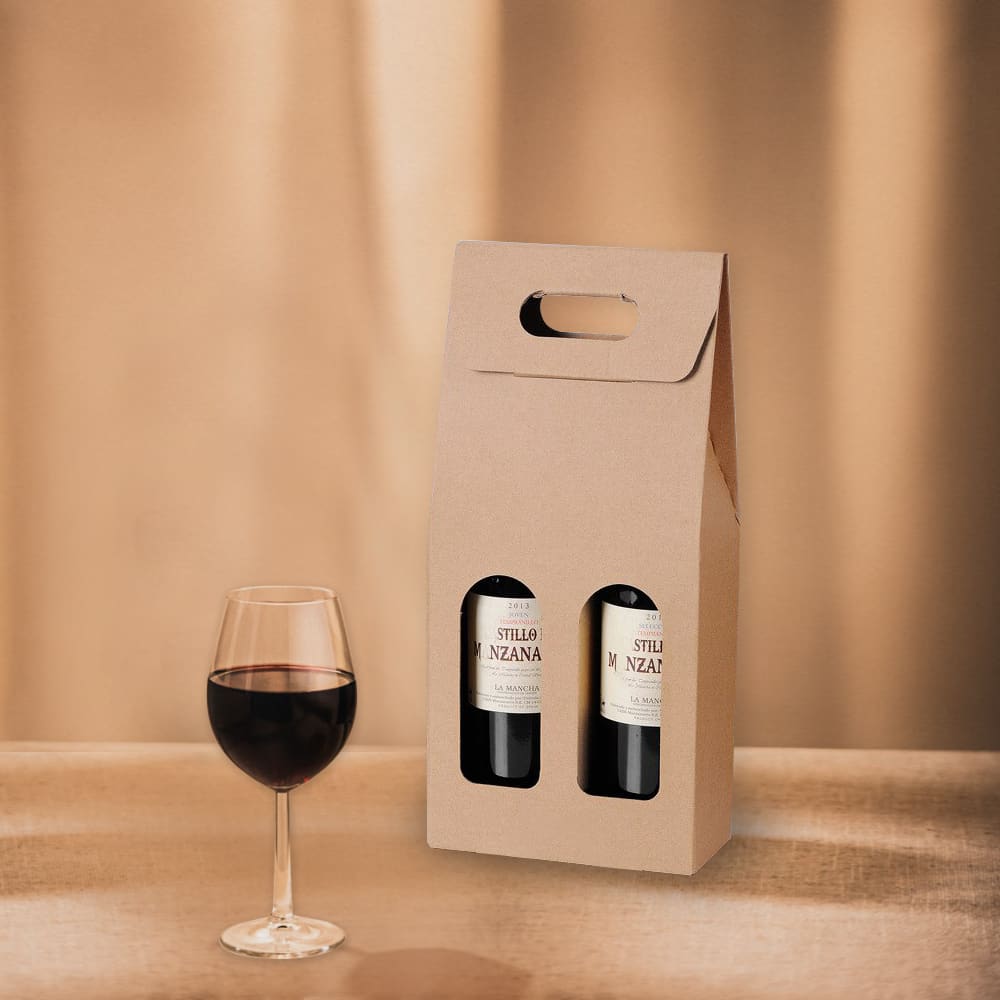 Double Bottle Portable Wine Box - PCPB480 Image