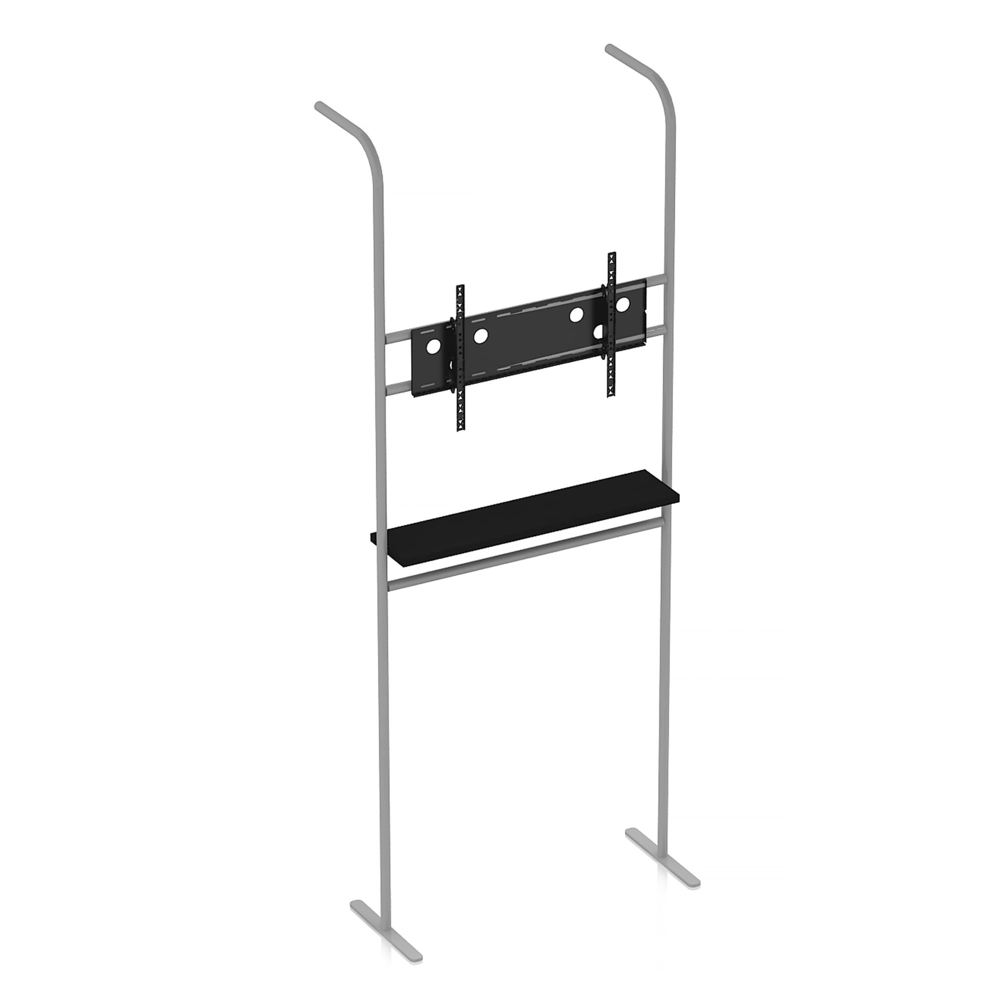 Monitor Mount & Shelves Stand