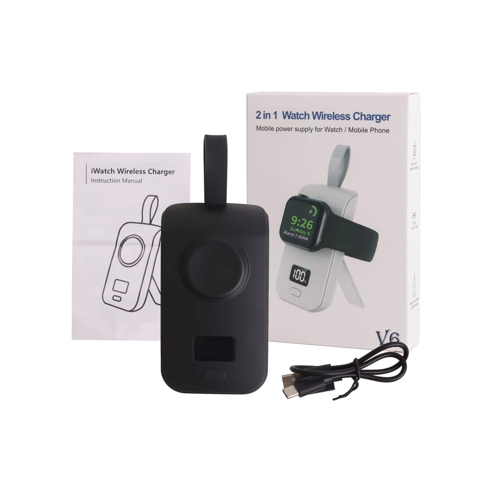 Portable Apple Watch 2500mAh Power Bank - PCB185 Image 