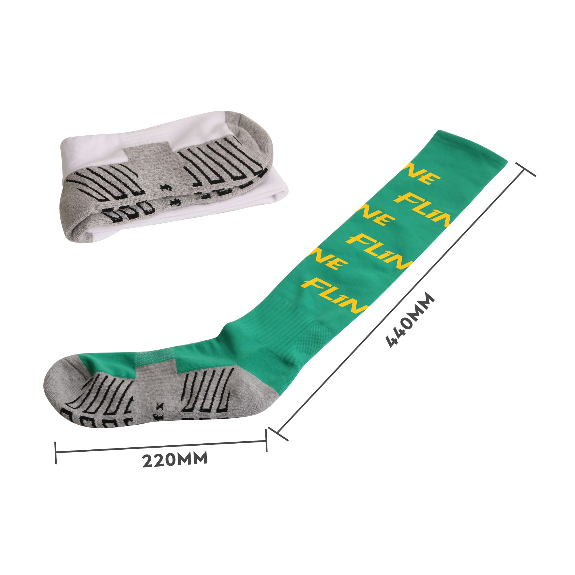 Knee High Custom Pattern Football Socks - with Towel Bottom - PCH565 Image 