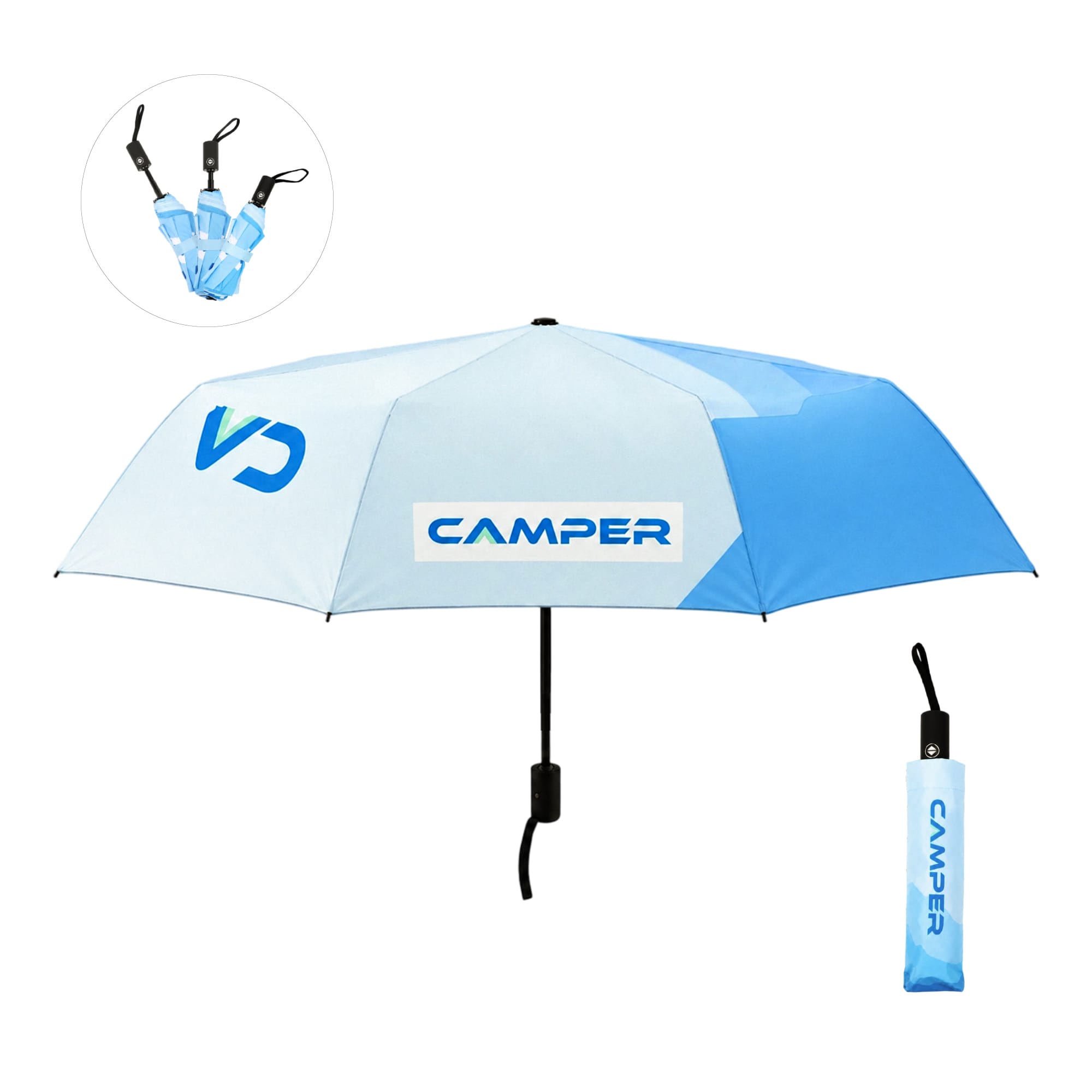 Anti-rebound Folding Umbrella