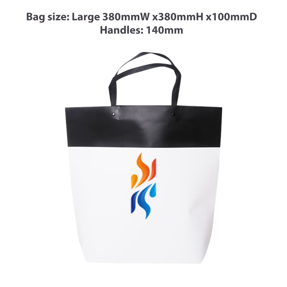 Large Black&White Boutique Paper Bag(380 x 380 x 100mm) - PCPB142 Image