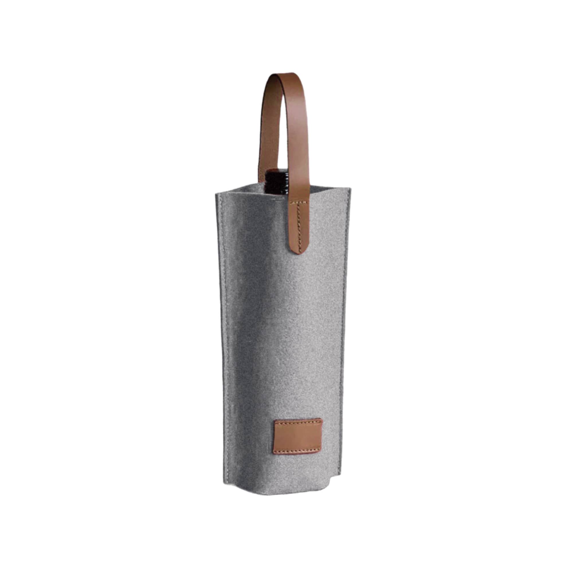 Alternative view of Felt Single Bottle Wine Bag