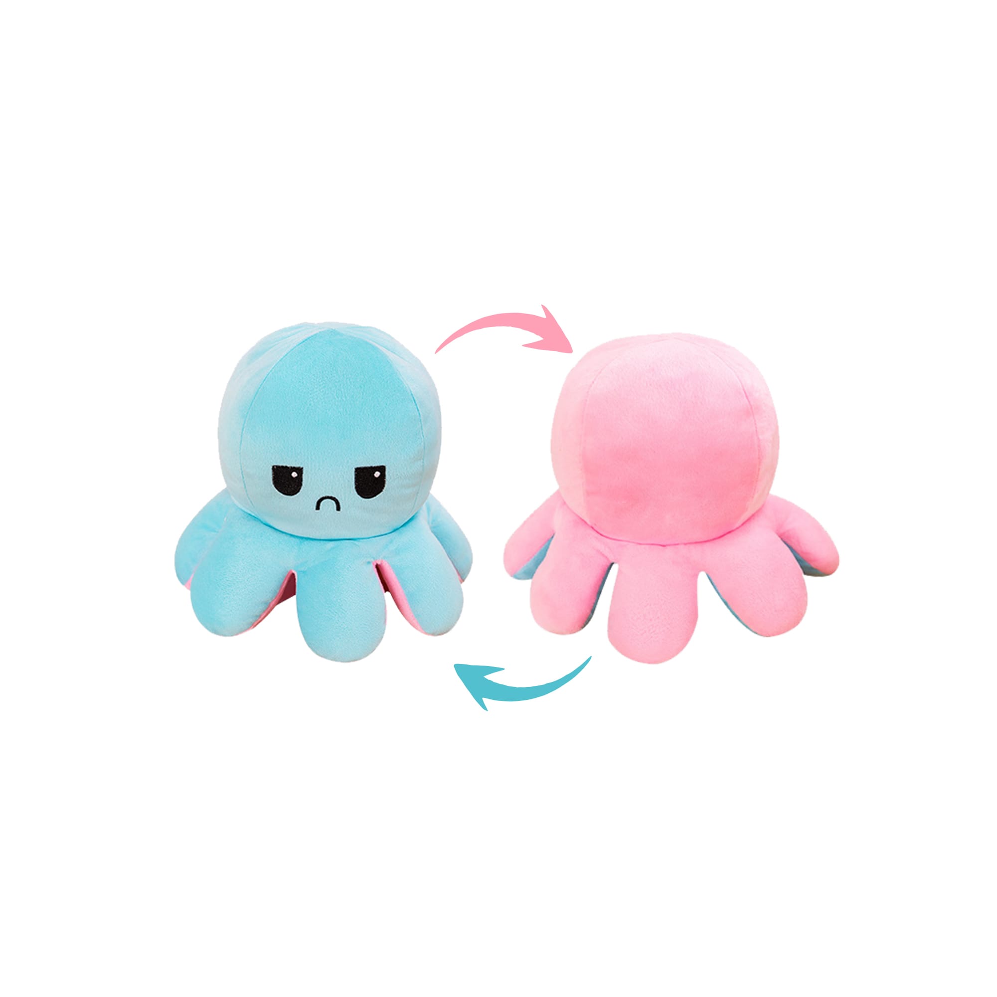 Large Reversible Octopus Plush Toy