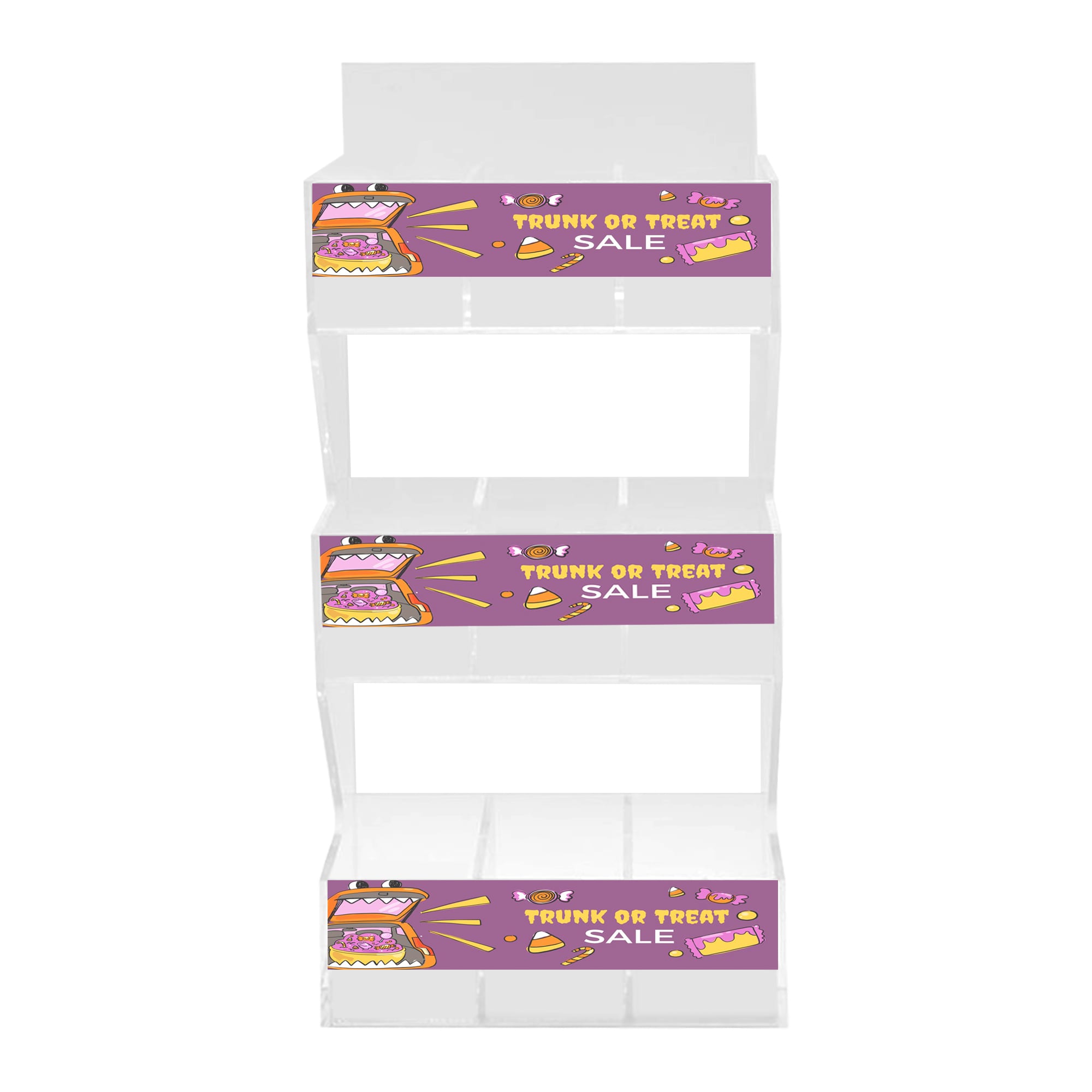 Alternative view of Custom Acrylic 3 Levels Display