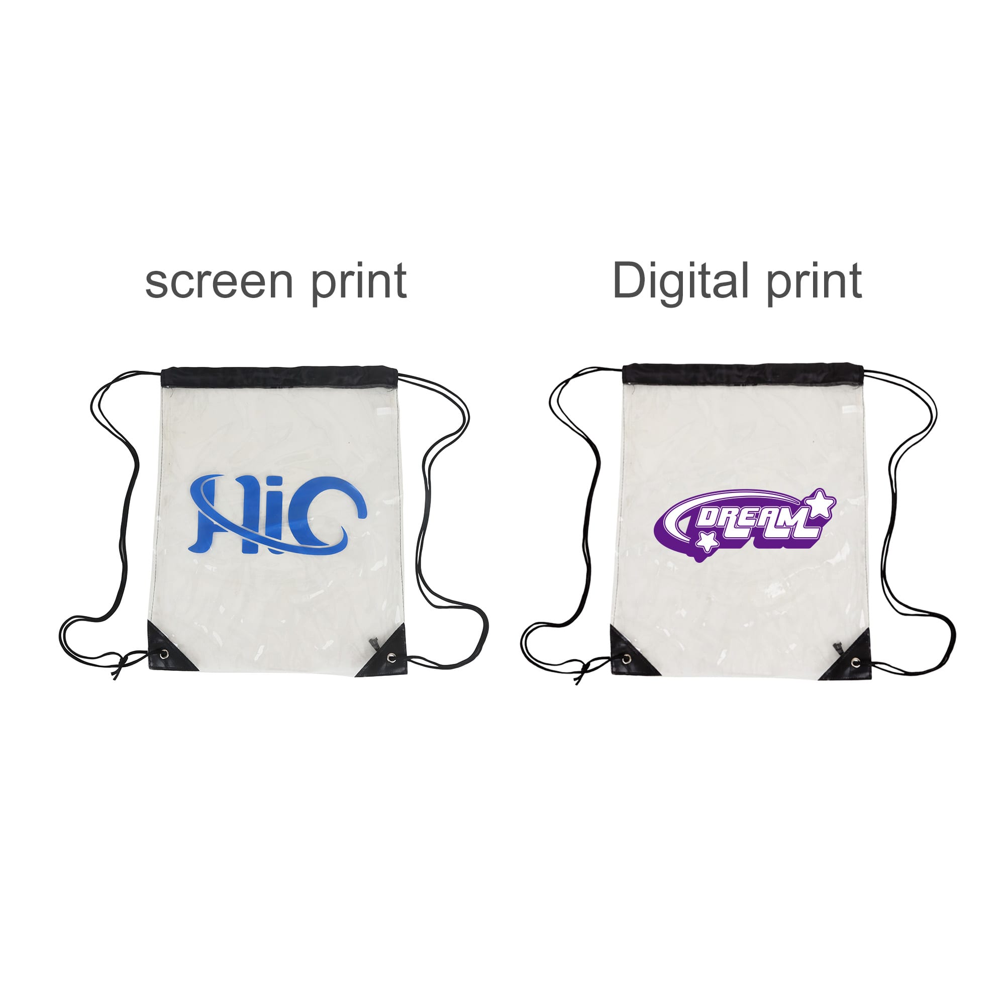 Clear PVC Drawstring Bag - Image 5