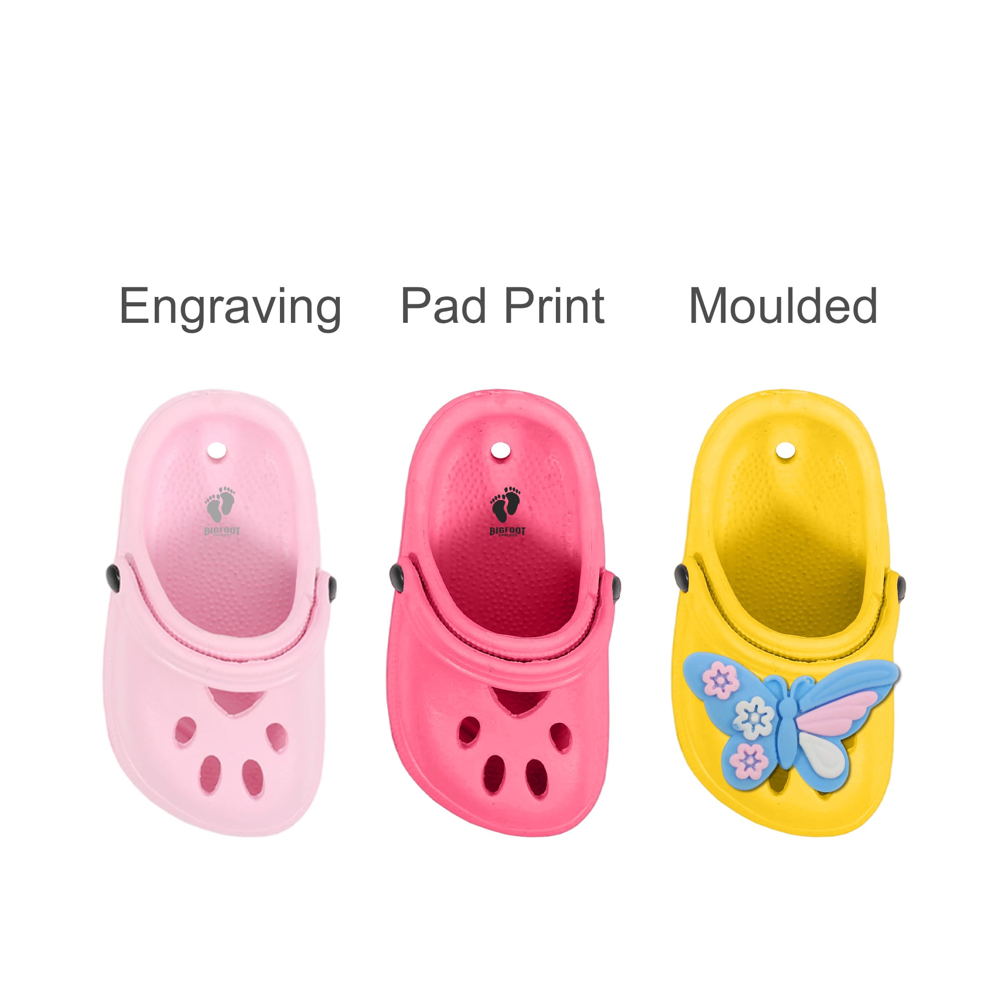 Paw Shape Clog Shoe Fridge Magnets