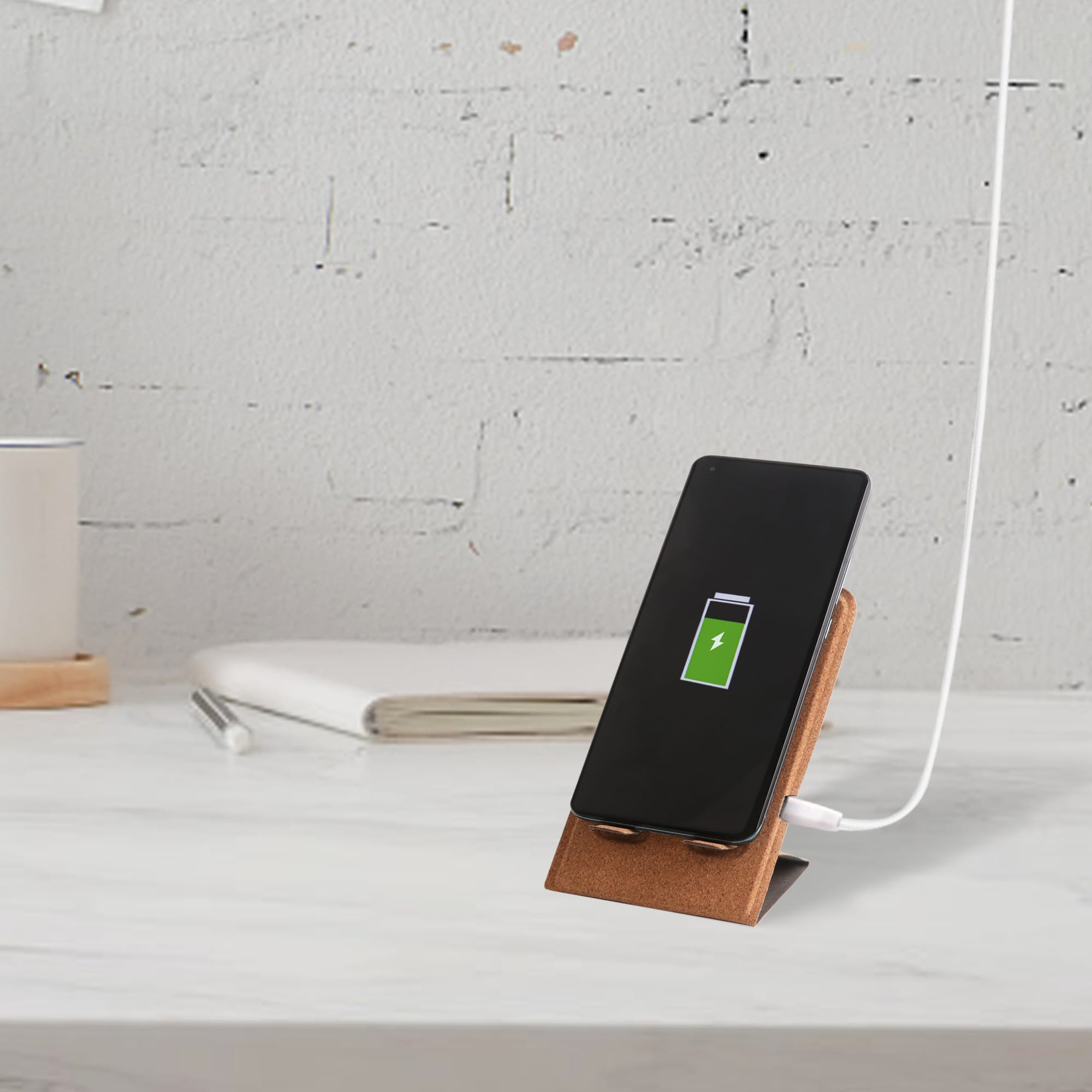 10W Stand Cork Wireless Charging - PCT274 Image