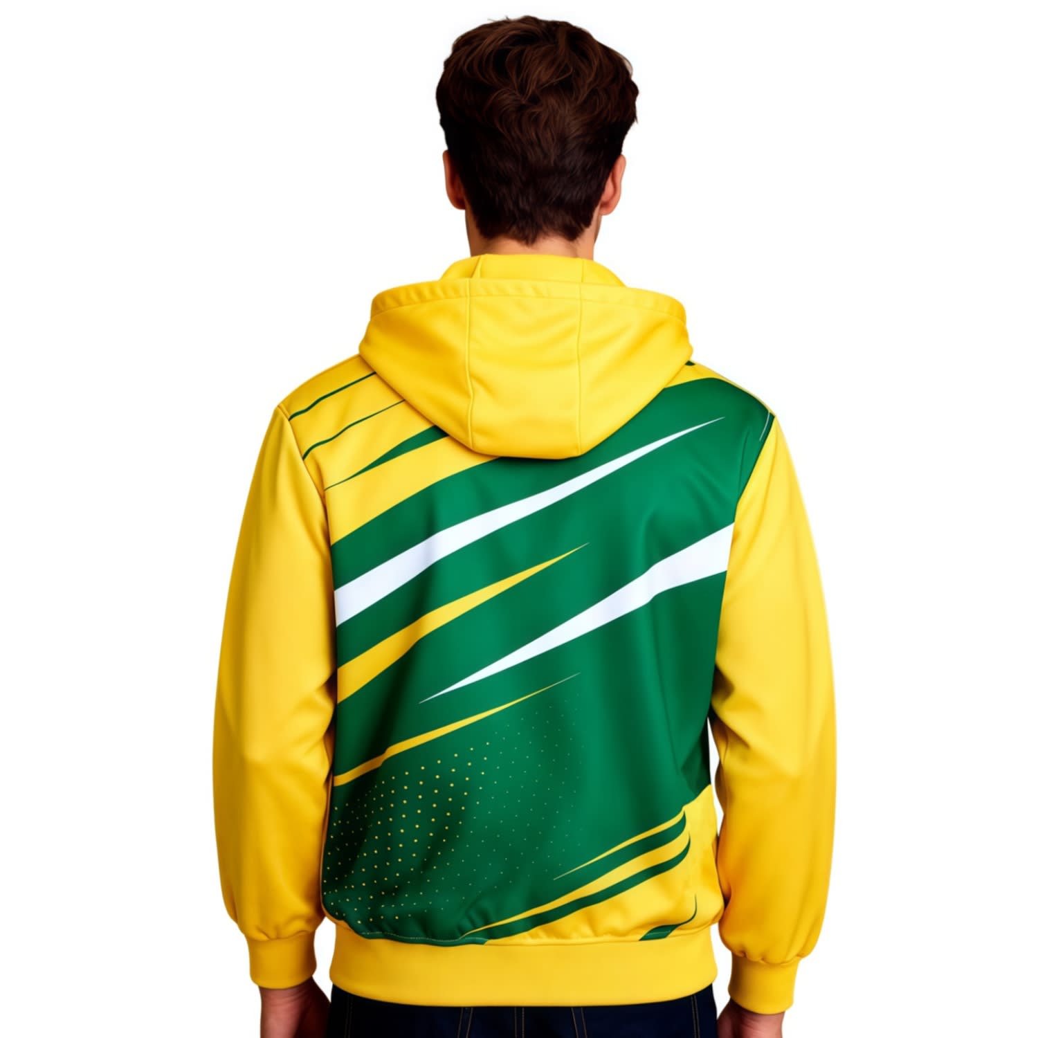 Alternative view of Men's Polyester Sublimated Training Track Jacket