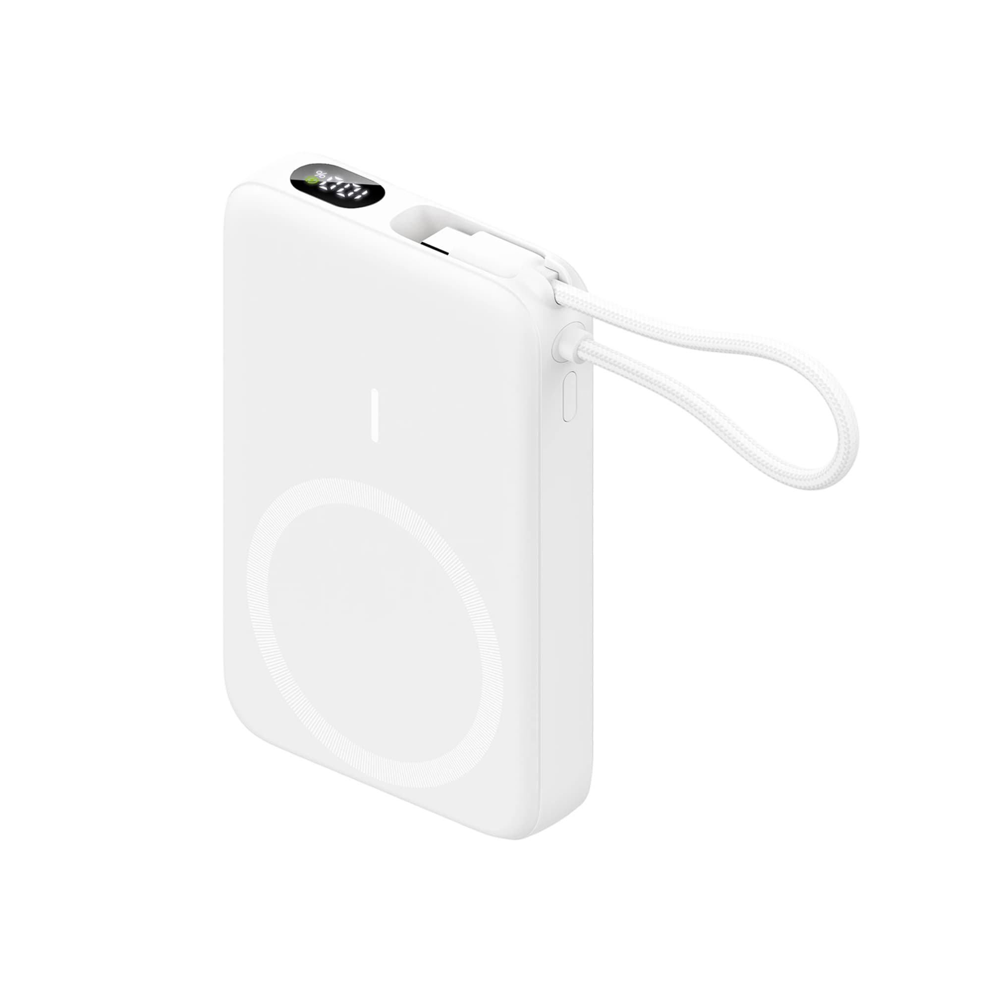 Alternative view of 10000mAh Magnetic Wireless  Power Bank with Charging Cable