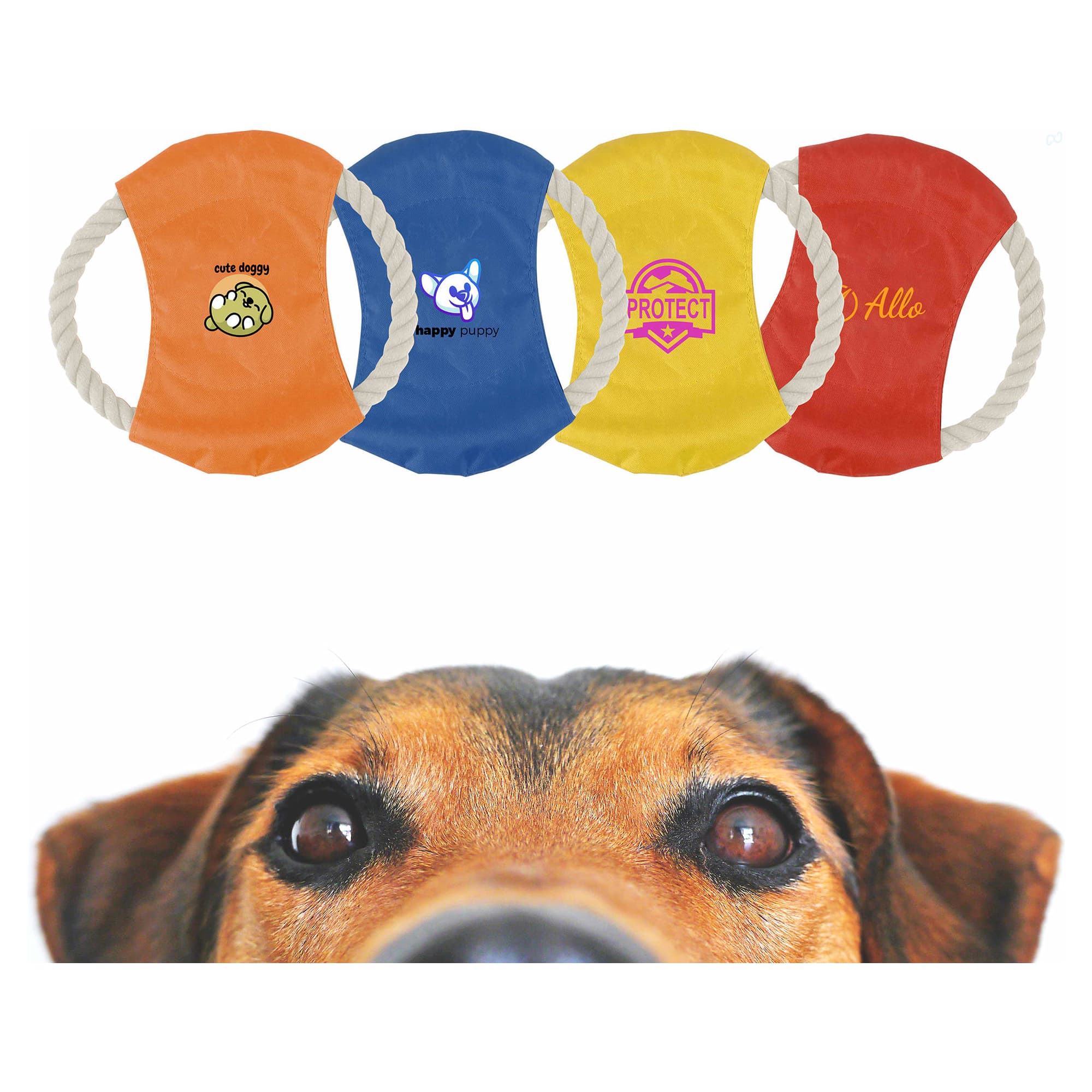 Rope Frisbee Dog Toy - PCH274 Image 