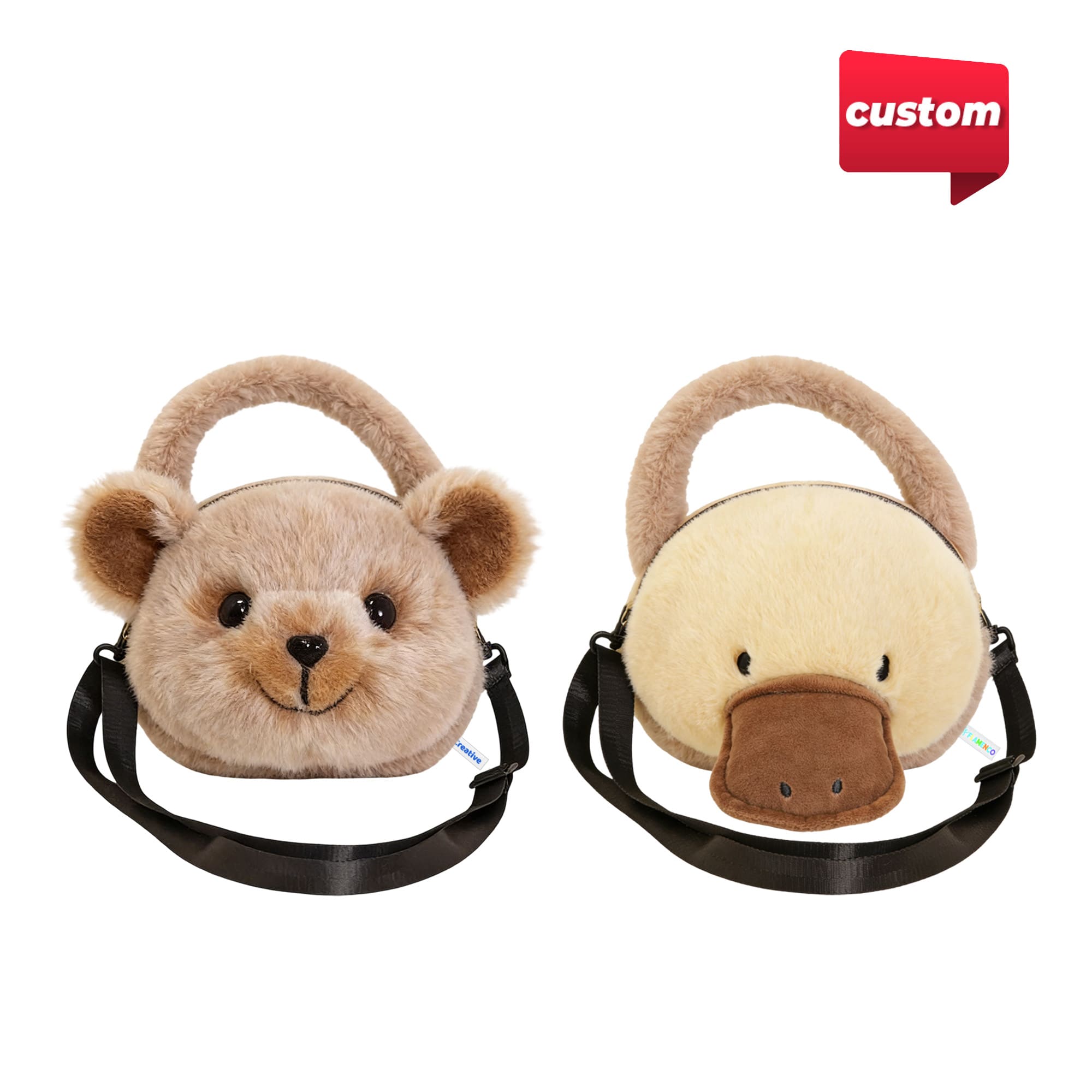 Alternative view of Custom Animal Plush Handbag