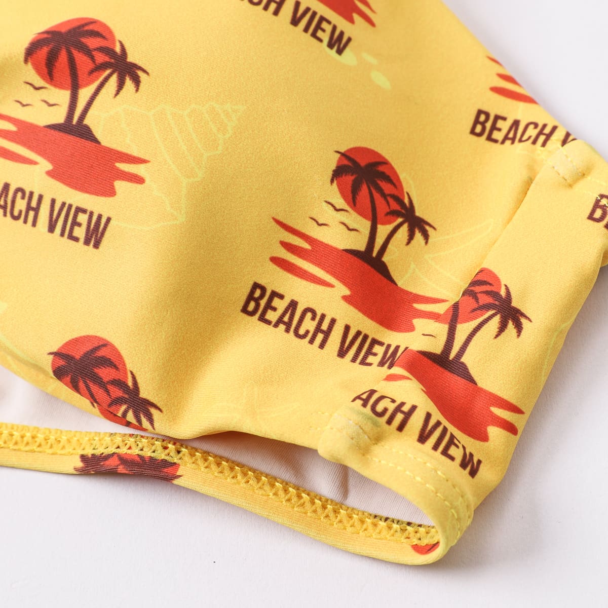 Women’s Polyester Spandex Sublimated Bikini top - PCC141 Image 