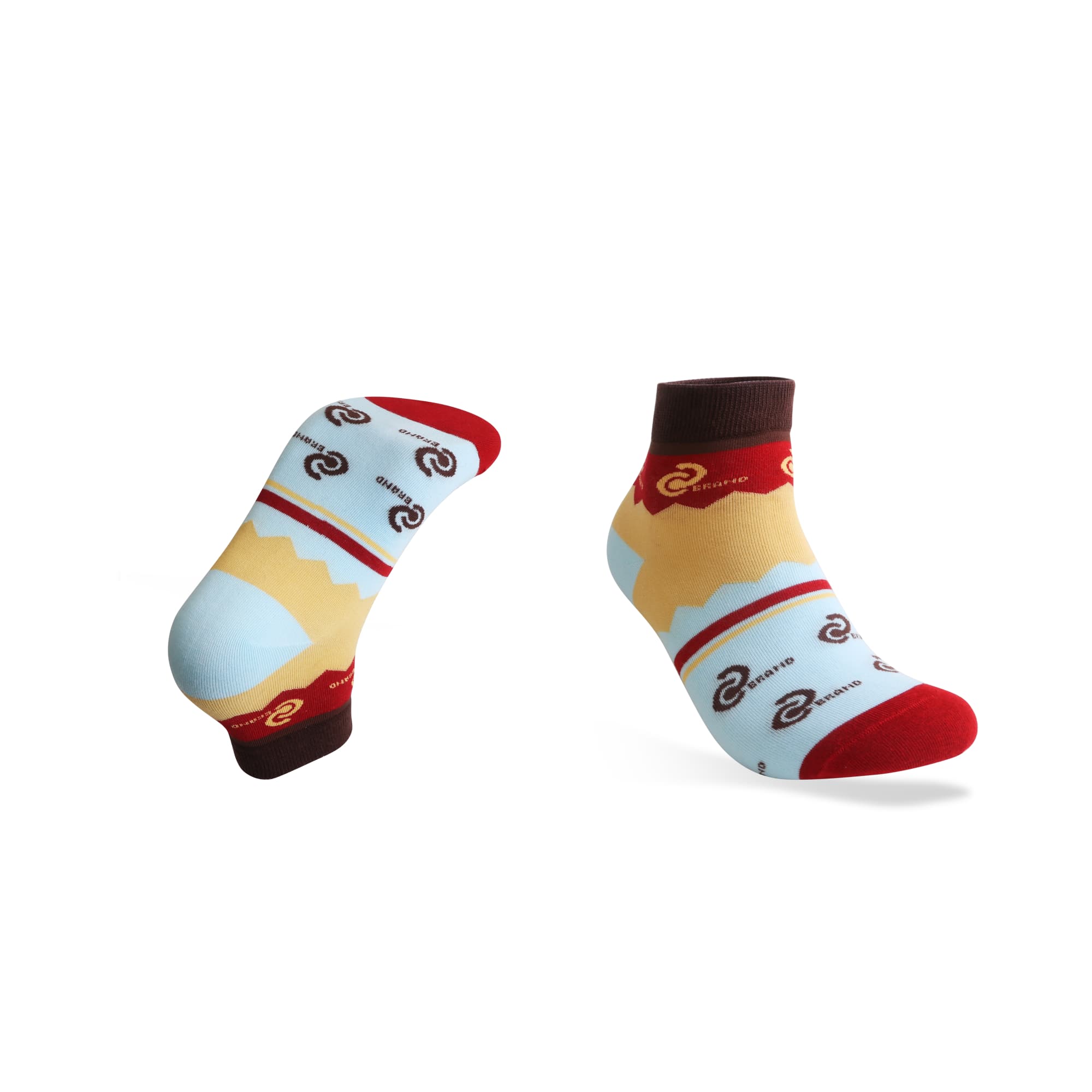 Ankle Custom Pattern Woven Socks - PCH214 Image