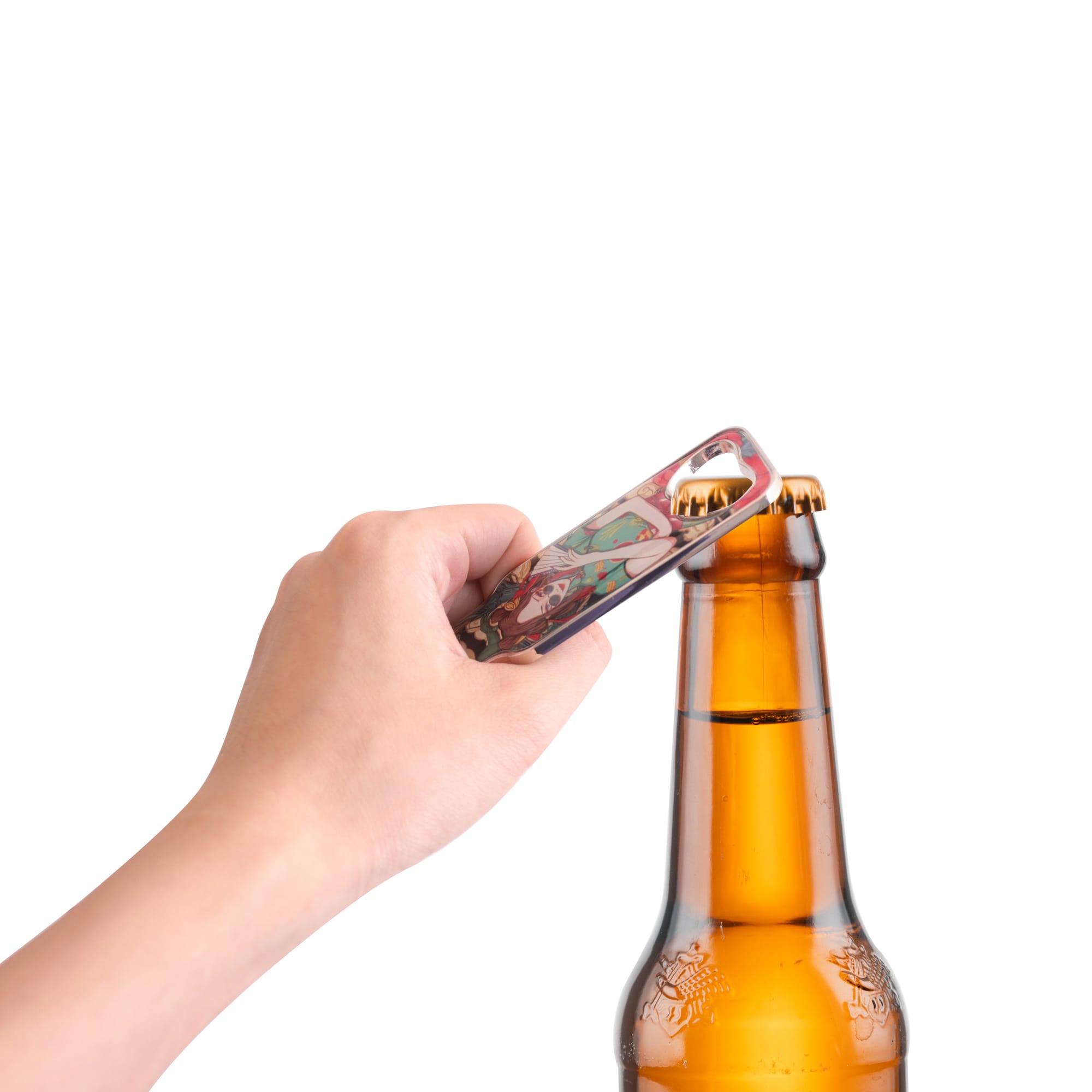 Bottle Shaped Opener Fridge Magnet - PCH659 Image 