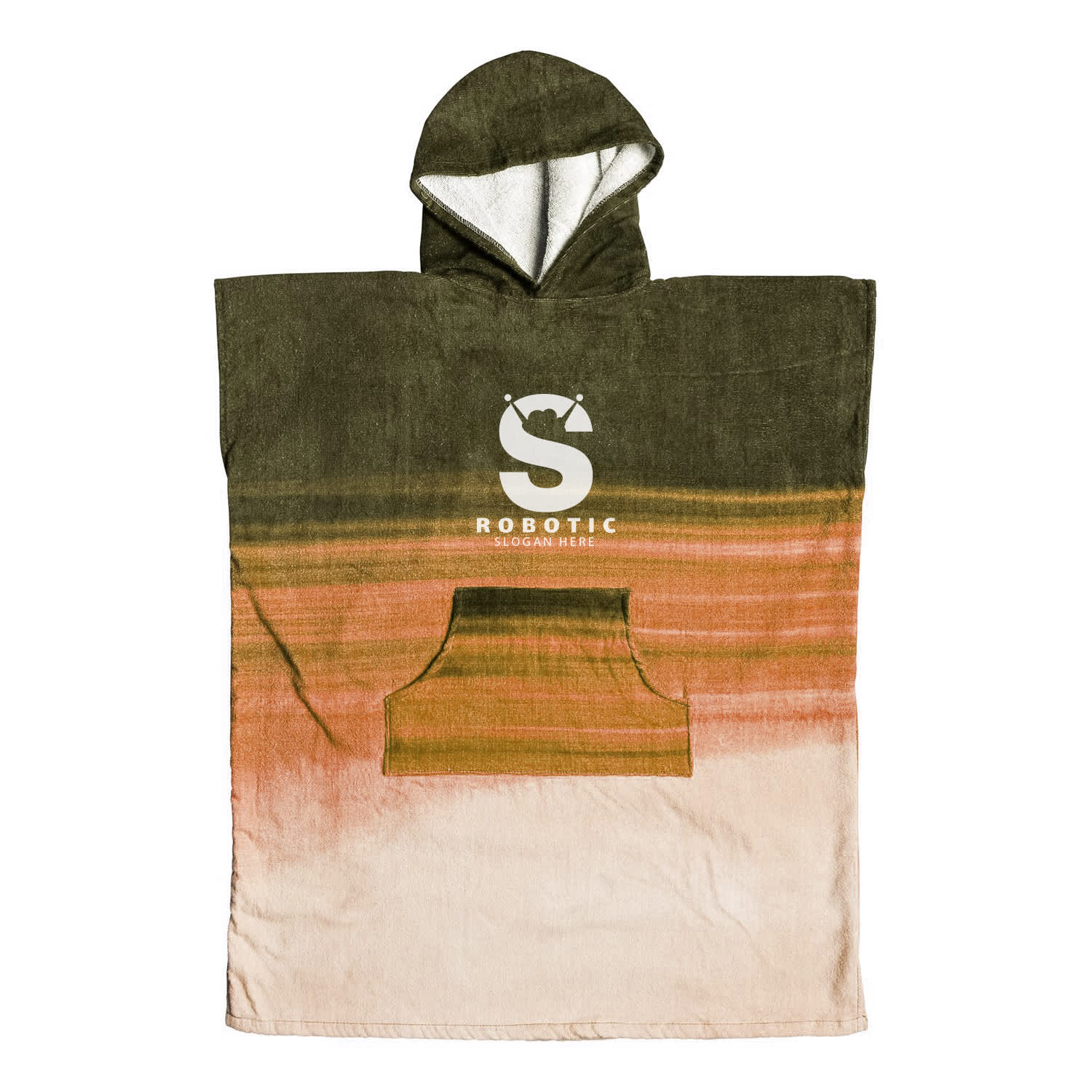 100% Cotton Sublimation Hoody Towel Surf Poncho