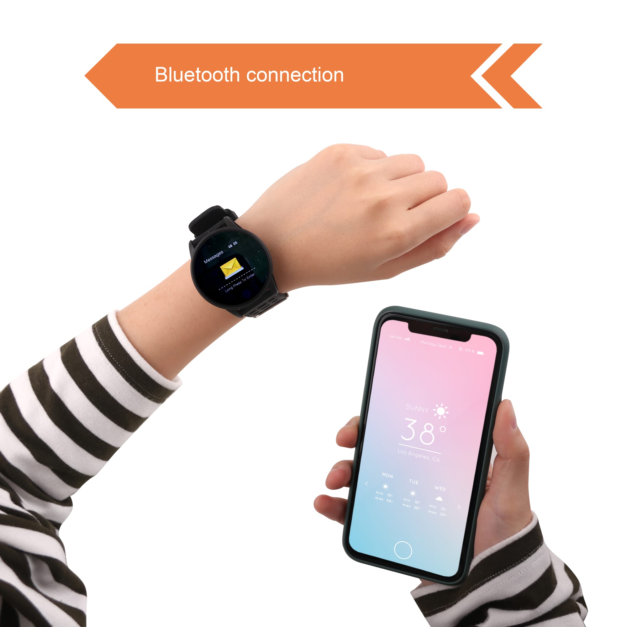 Round Smart Watch - PCT212 Image 