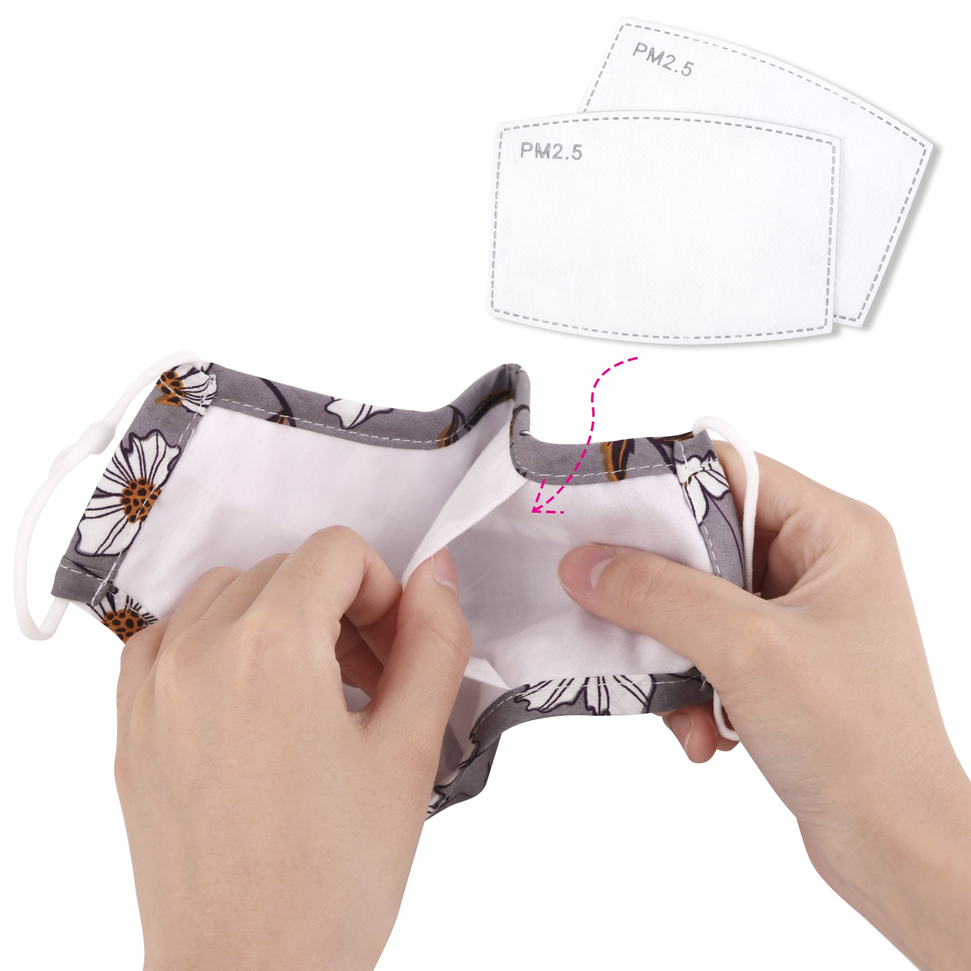 3- Ply Cotton Reusable Face Mask- 6 designs available