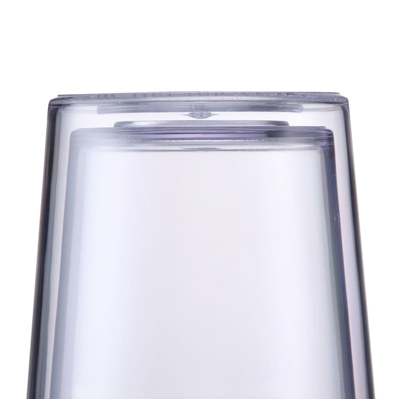 16oz Plastic Cups with Lids & Straws - PXD276 Image 