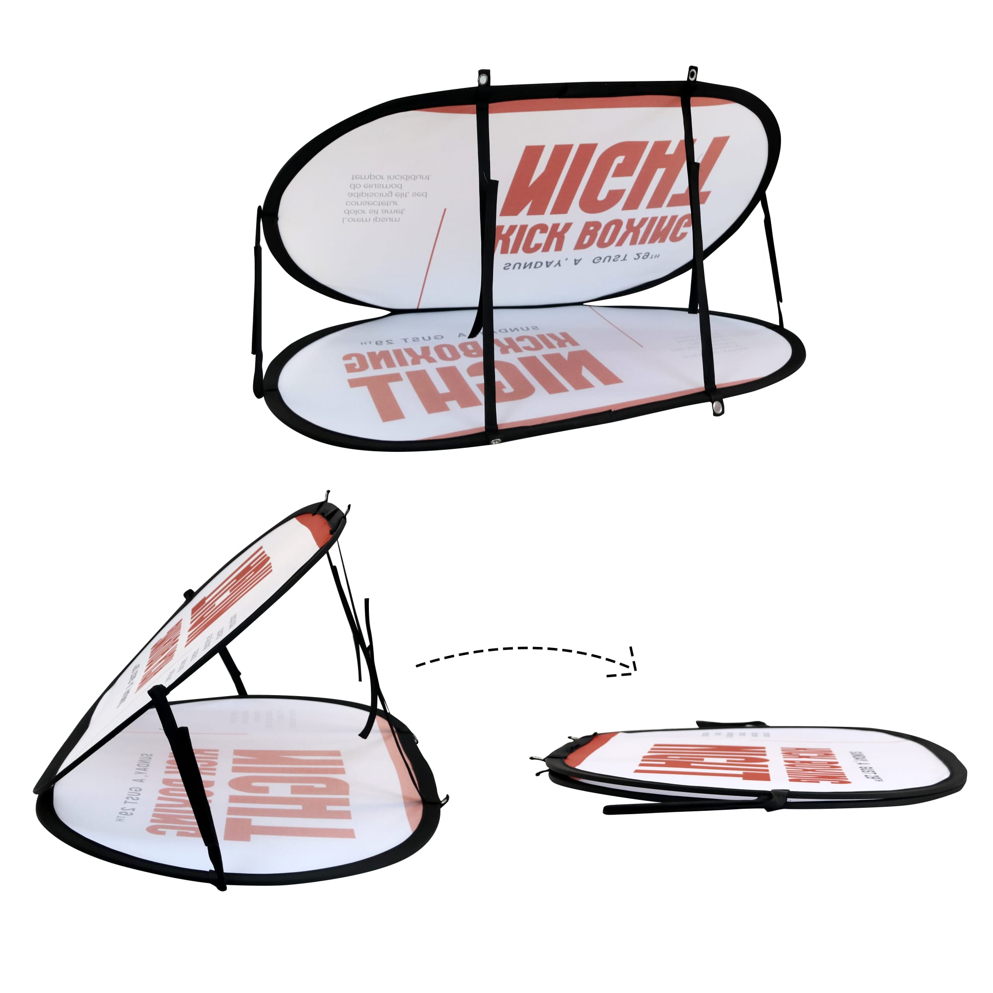 Horizontal Pop Up Banners（Small） - POS60 Image 