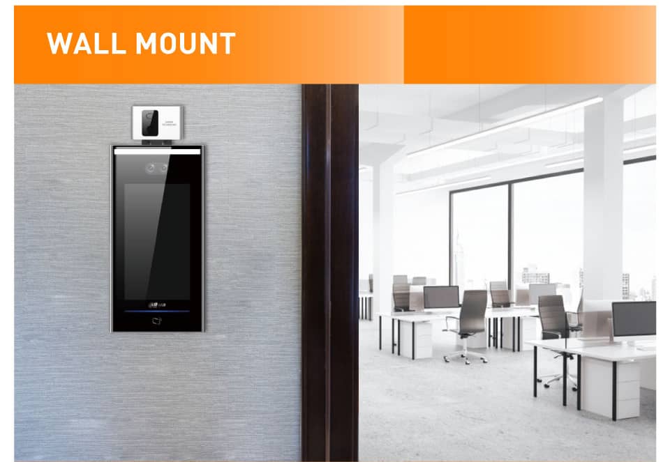 Dahua Temperature Screening Kiosk With Wall Mount - PCA046A Image 