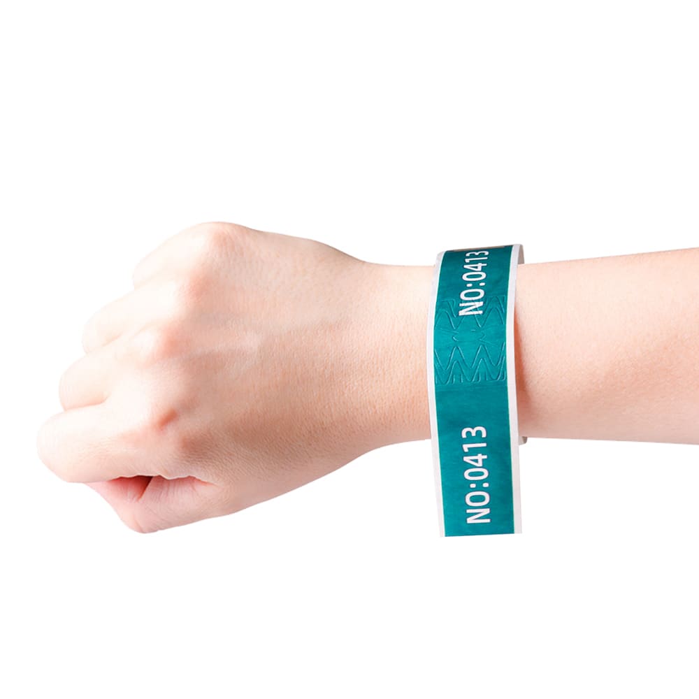 Tabbed Disposable Tyvek Wristband - PCW032 Image 