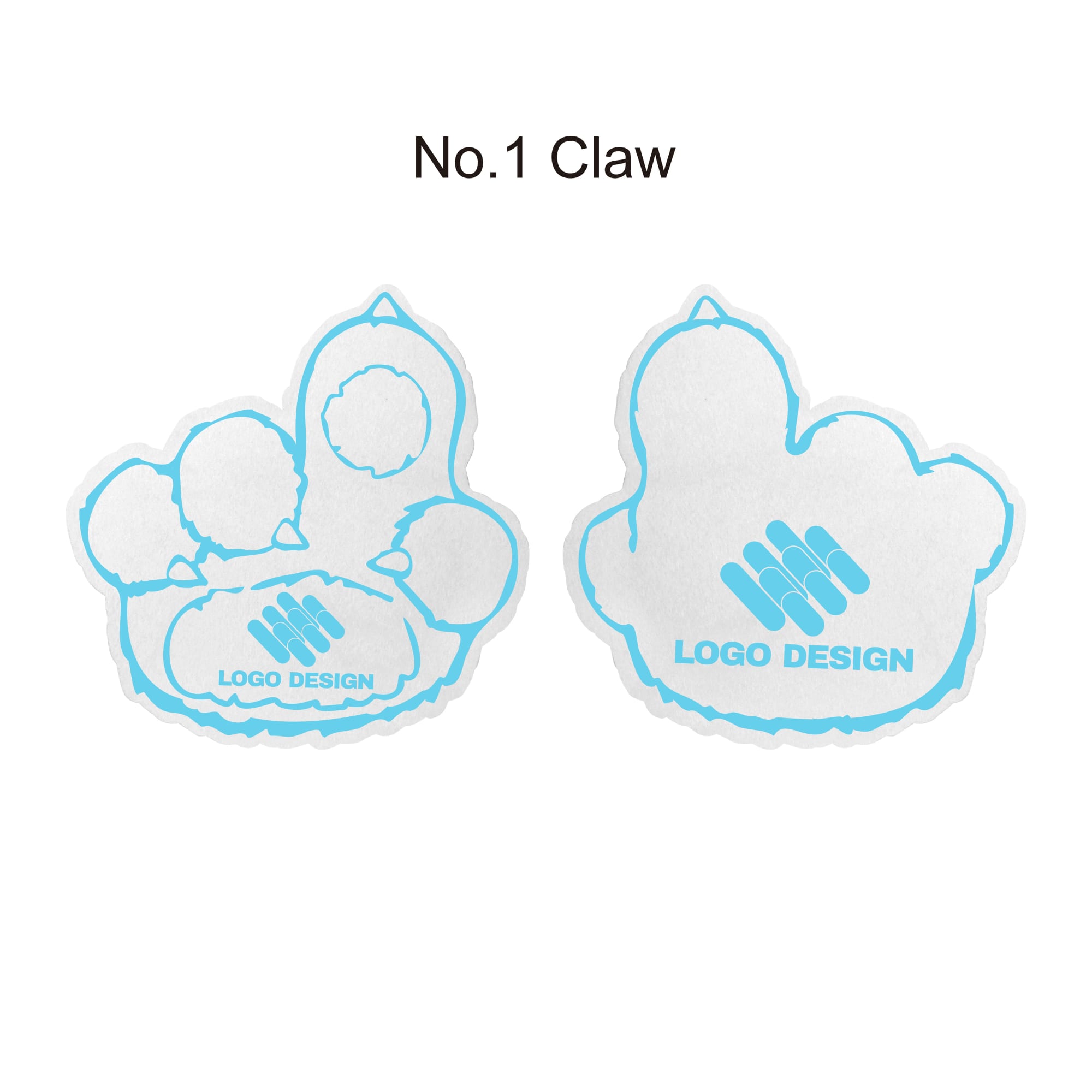 Alternative view of Paw Foam Mitt