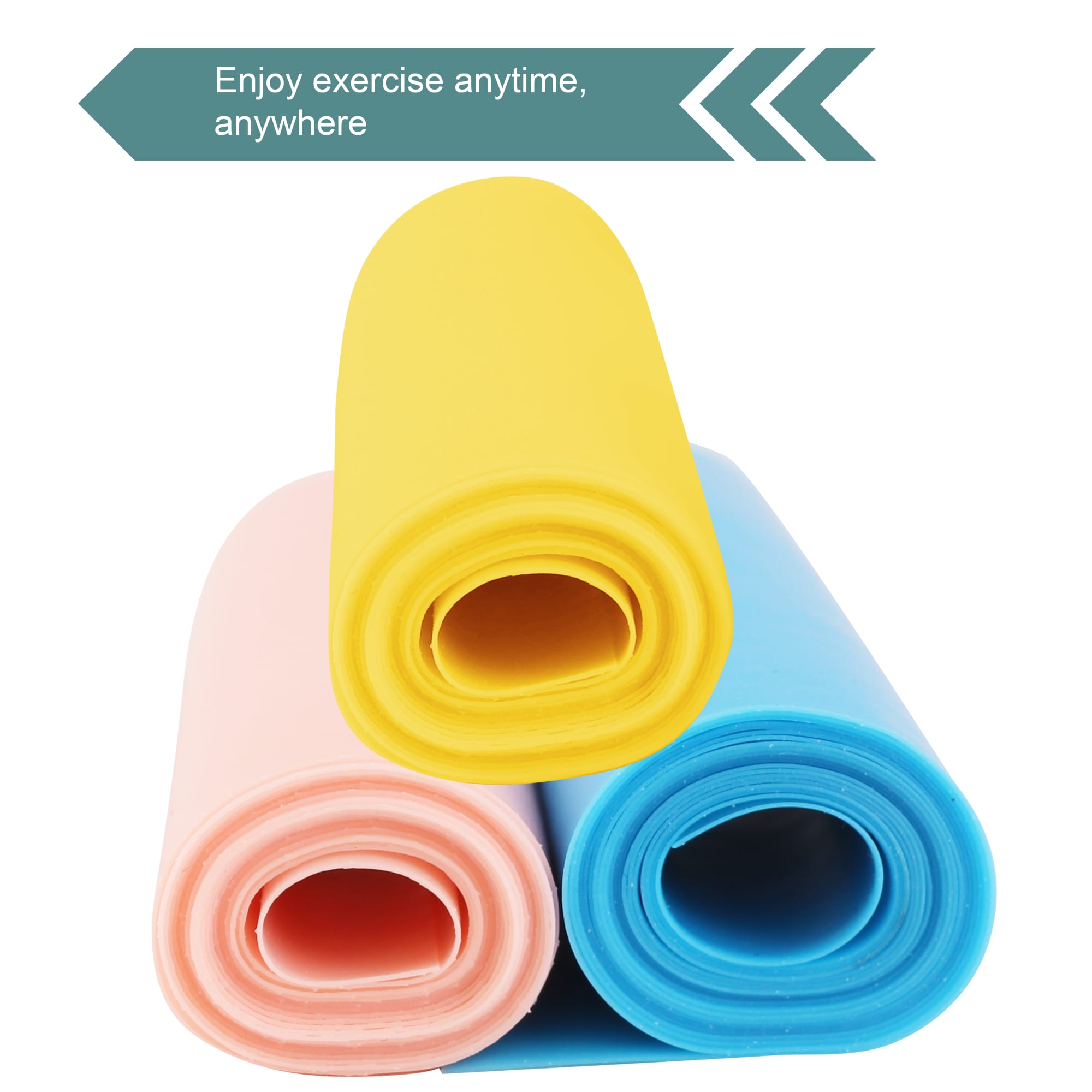 Latex Free TPE 1.5m Fitness Resistance Band - PCH052 Image 