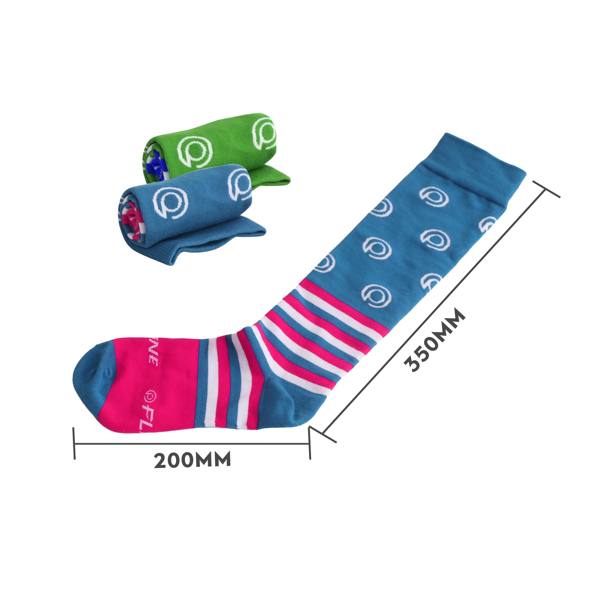 Mid Calf Custom Pattern Socks - PCH556 Image