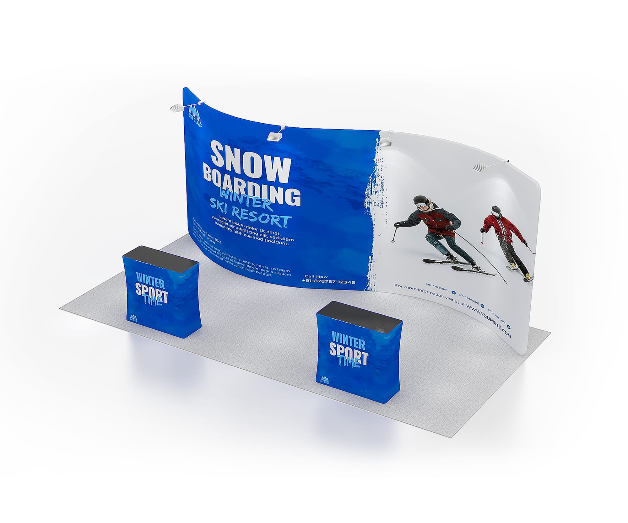 3x6m Aluminium Tube Frame Stands - POS340 Image 