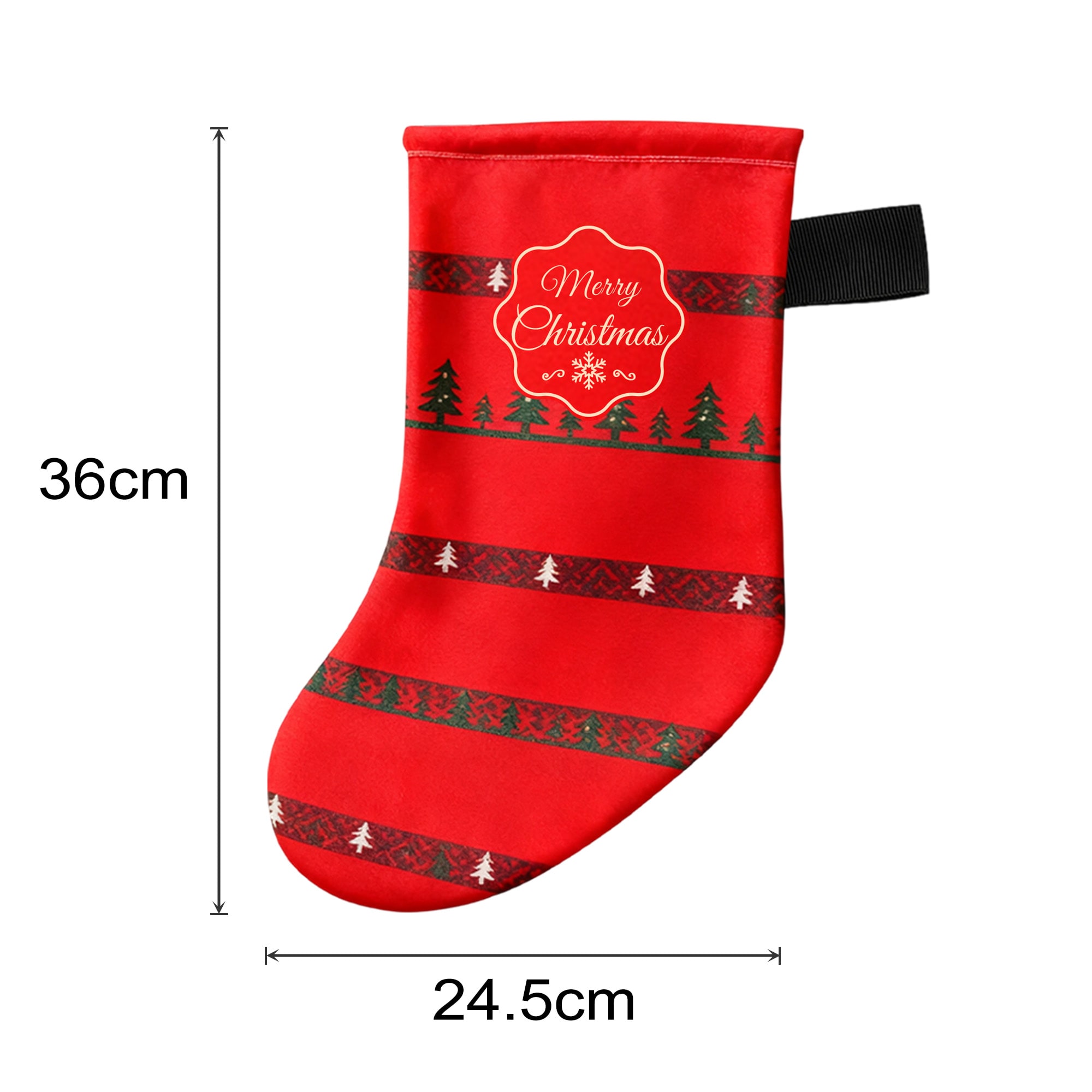 Alternative view of Full Colour Print Christmas Stocking