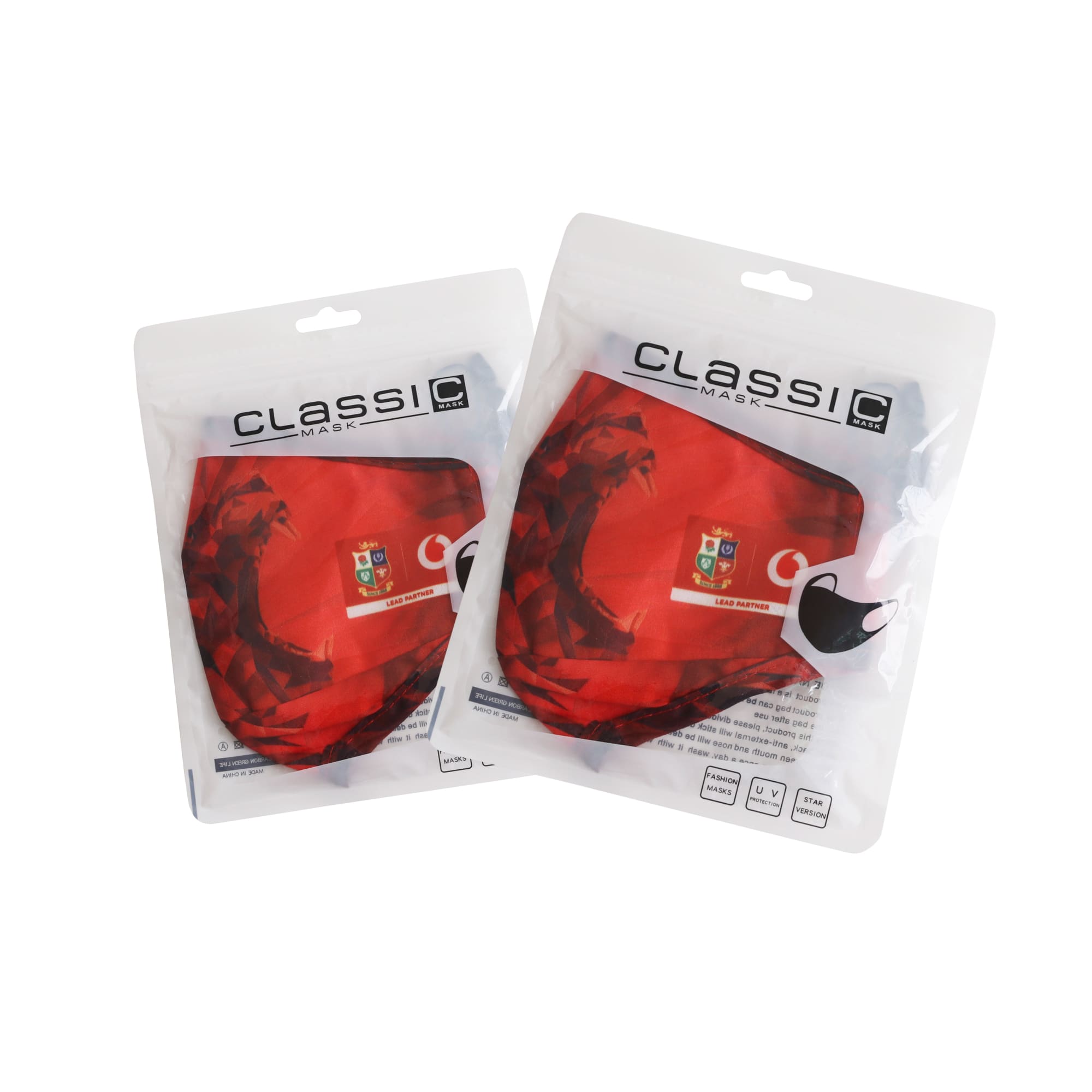 3 Ply Digital Print Reusable Face Mask - Adult & Children's Sizes - PCA068 Image 