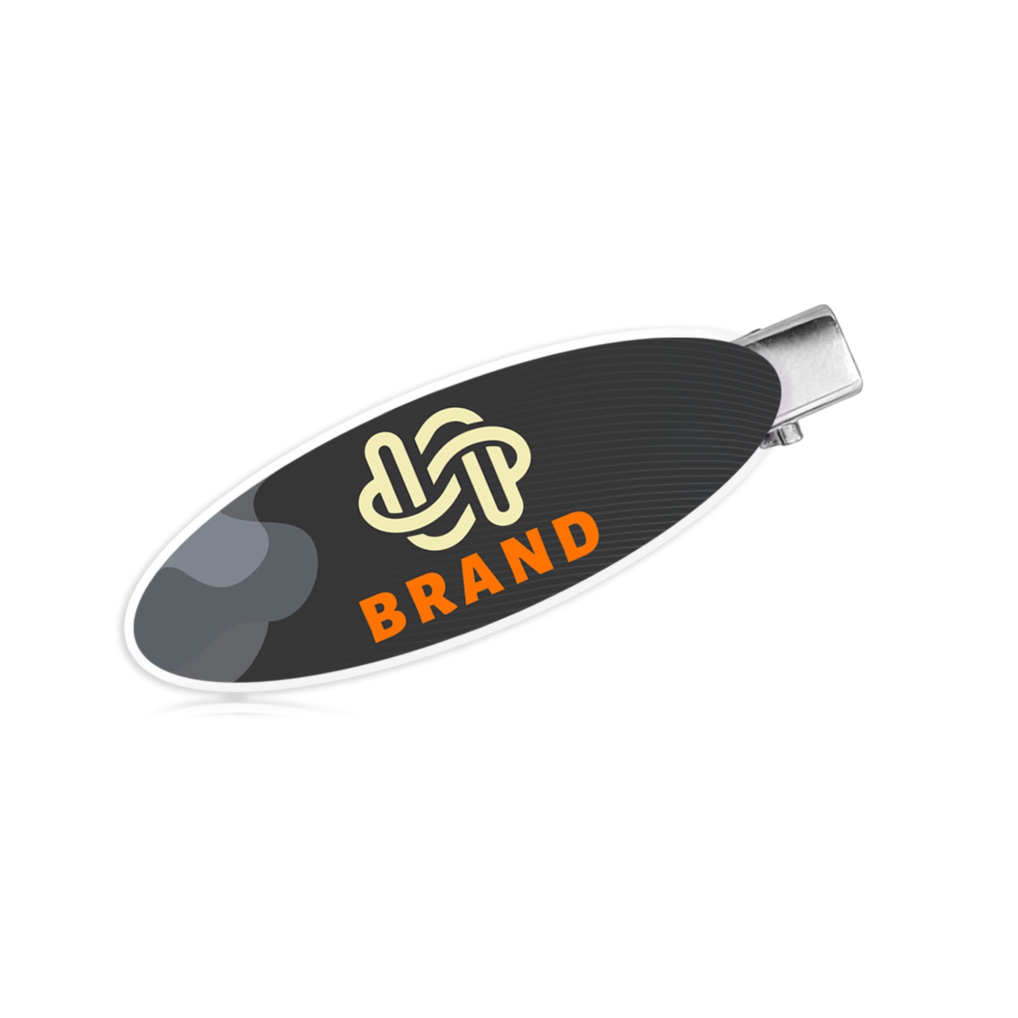 Alternative view of Oval Acrylic Hair Clip